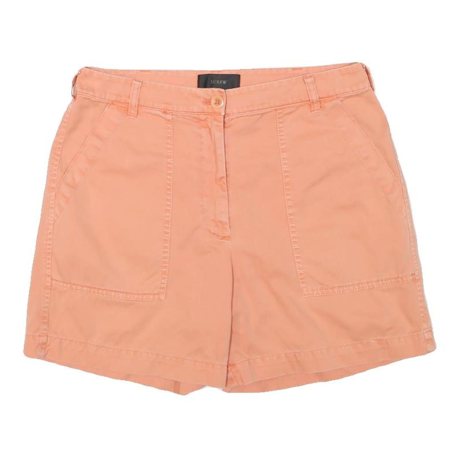 J.CREW Womens Shorts Peach Casual Cotton Blend L W30 Pocketed Summer Refurbished - N/A refurbished available on Cerqular