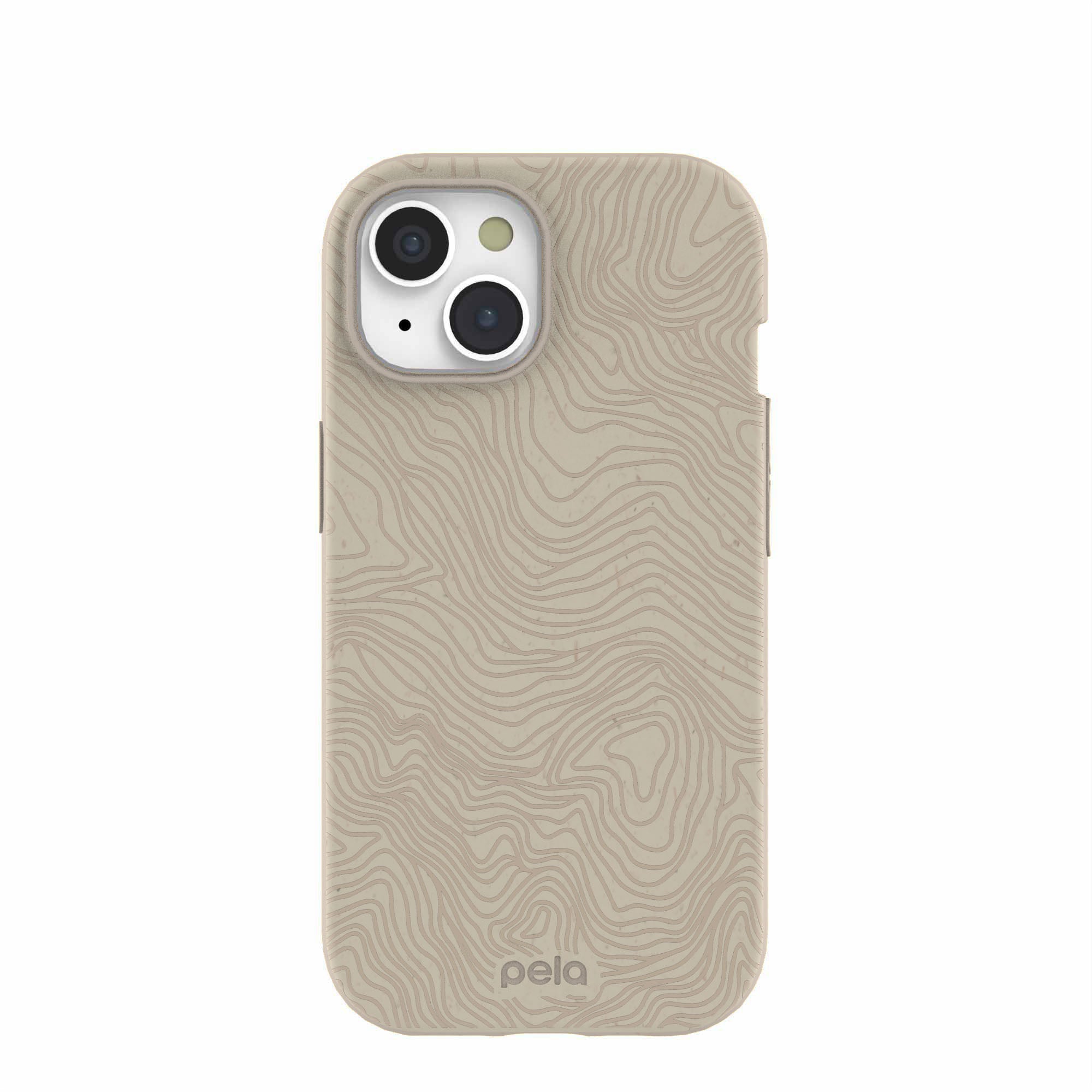 London Fog Trail Lines iPhone 15 Case Refurbished - Pela Case refurbished available on Cerqular
