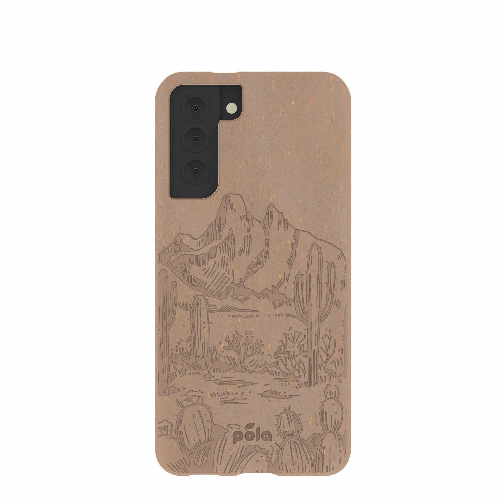 Chocolate Brown Desert Run Samsung Galaxy S21 Case Refurbished - Pela Case refurbished available on Cerqular