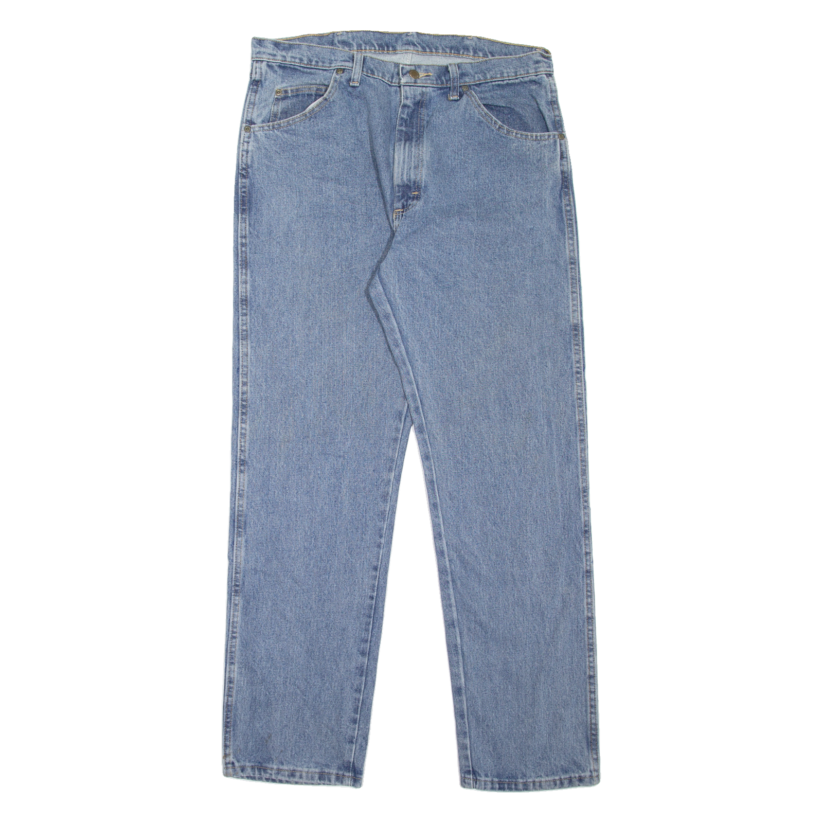 WRANGLER Blues Mens Jeans Blue Regular Tapered W36 L32 Refurbished - N/A refurbished available on Cerqular