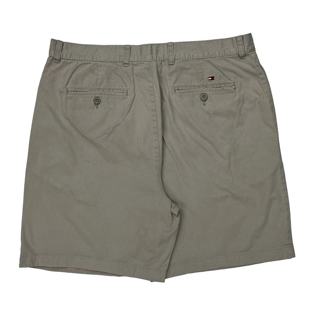 Tommy Hilfiger Chino Shorts - 36W 9L Beige Cotton Refurbished - Thrifted (note: this is a term often used to describe second- refurbished available on Cerqular