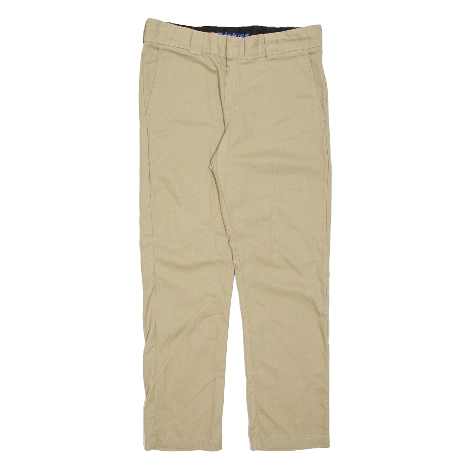 DICKIES Chino Mens Trousers Beige Regular Straight W32 L30 Refurbished - N/A refurbished available on Cerqular
