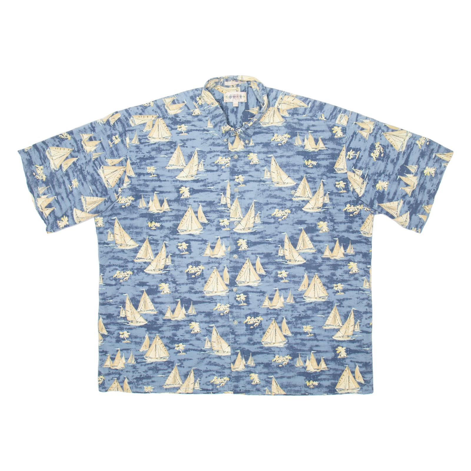 Buy CAMPIA Boat Mens Hawaiian Shirt Blue Crazy Pattern 2XL Refurbished - $10.91 CAMPIA Boat Mens Hawaiian Shirt Blue Crazy Pattern 2XL Refurbished - N/A refurbished available on Cerqular