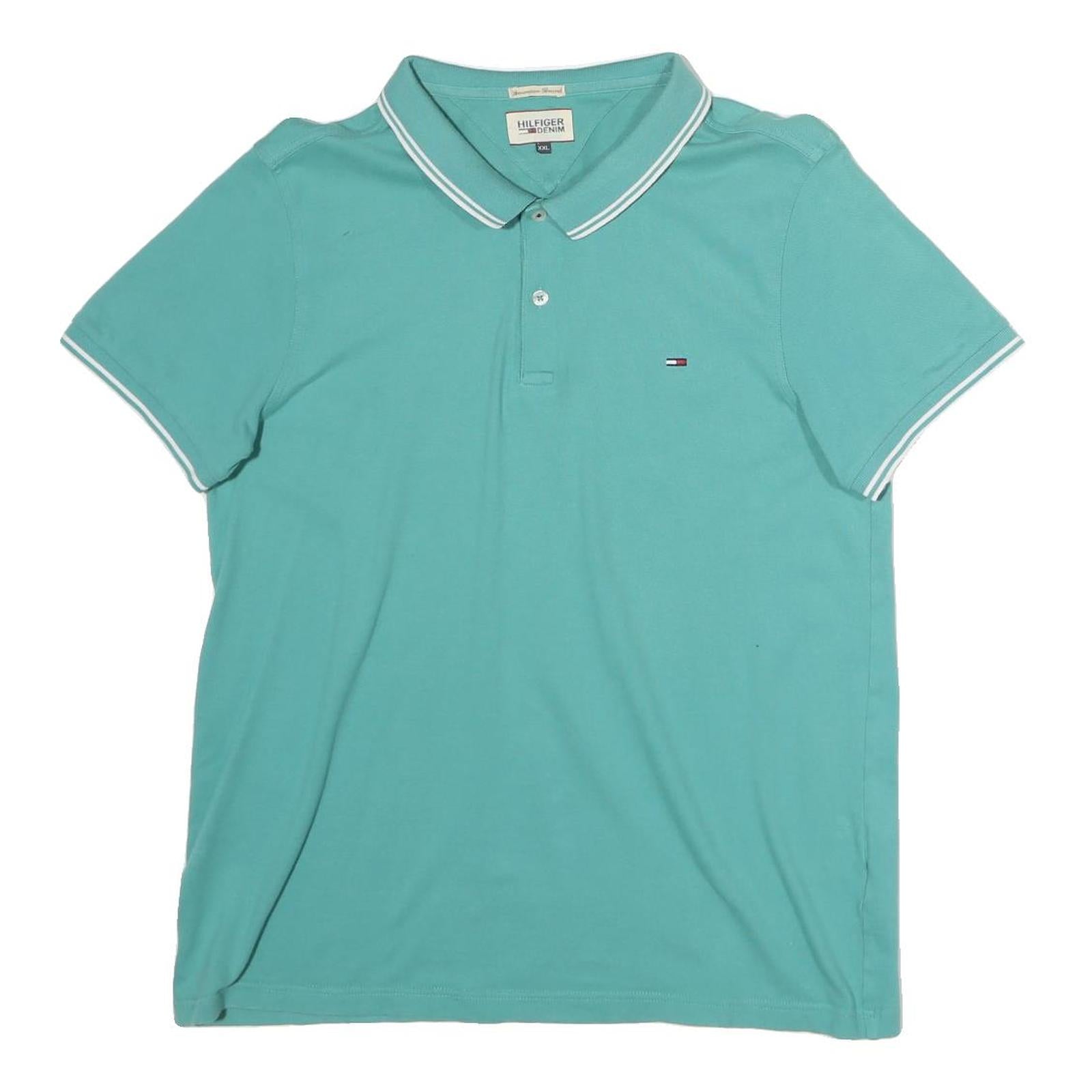 Buy HILFIGER DENIM Womens Green Short Sleeve Plain 2XL Cotton Polo Shirt Refurbished - $25.99 HILFIGER DENIM Womens Green Short Sleeve Plain 2XL Cotton Polo Shirt Refurbished - N/A refurbished available on Cerqular