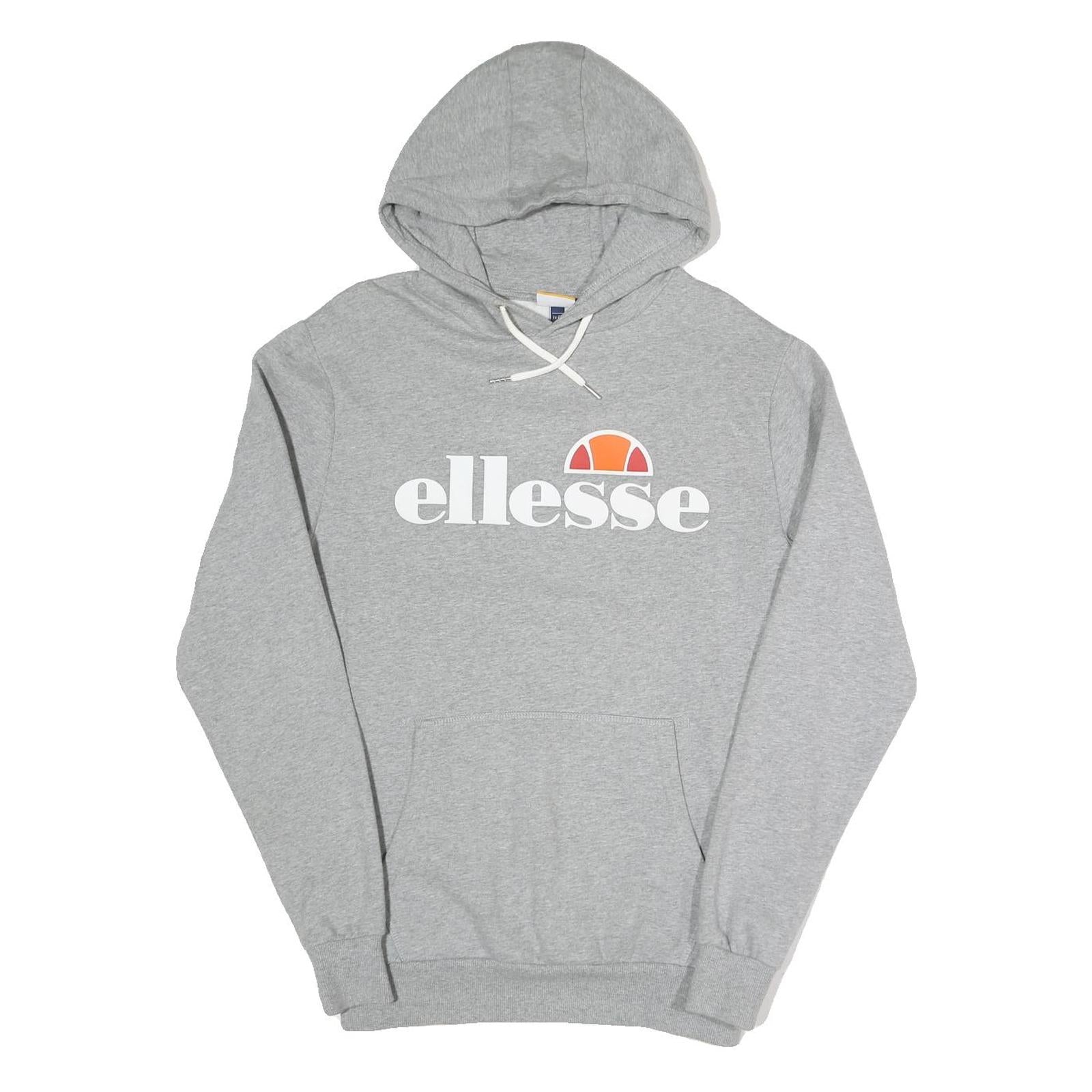 ELLESSE Womens Grey Hoodie UK 12 Cotton Blend Pullover Casual Sweatshirt Refurbished - N/A refurbished available on Cerqular