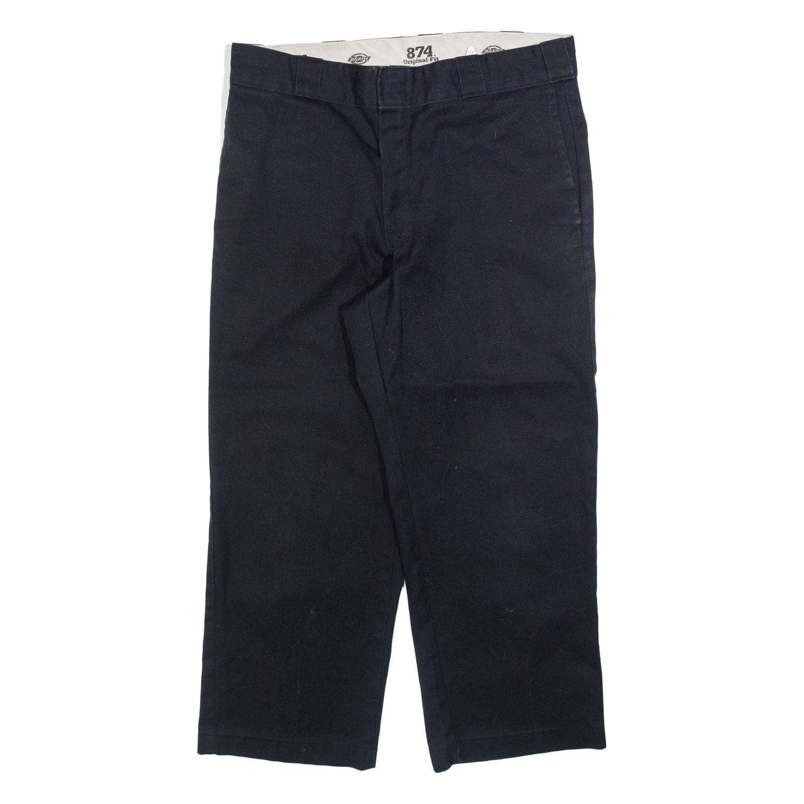 DICKIES 874 Workwear Mens Trousers Black Regular Straight W33 L24 Refurbished - N/A refurbished available on Cerqular