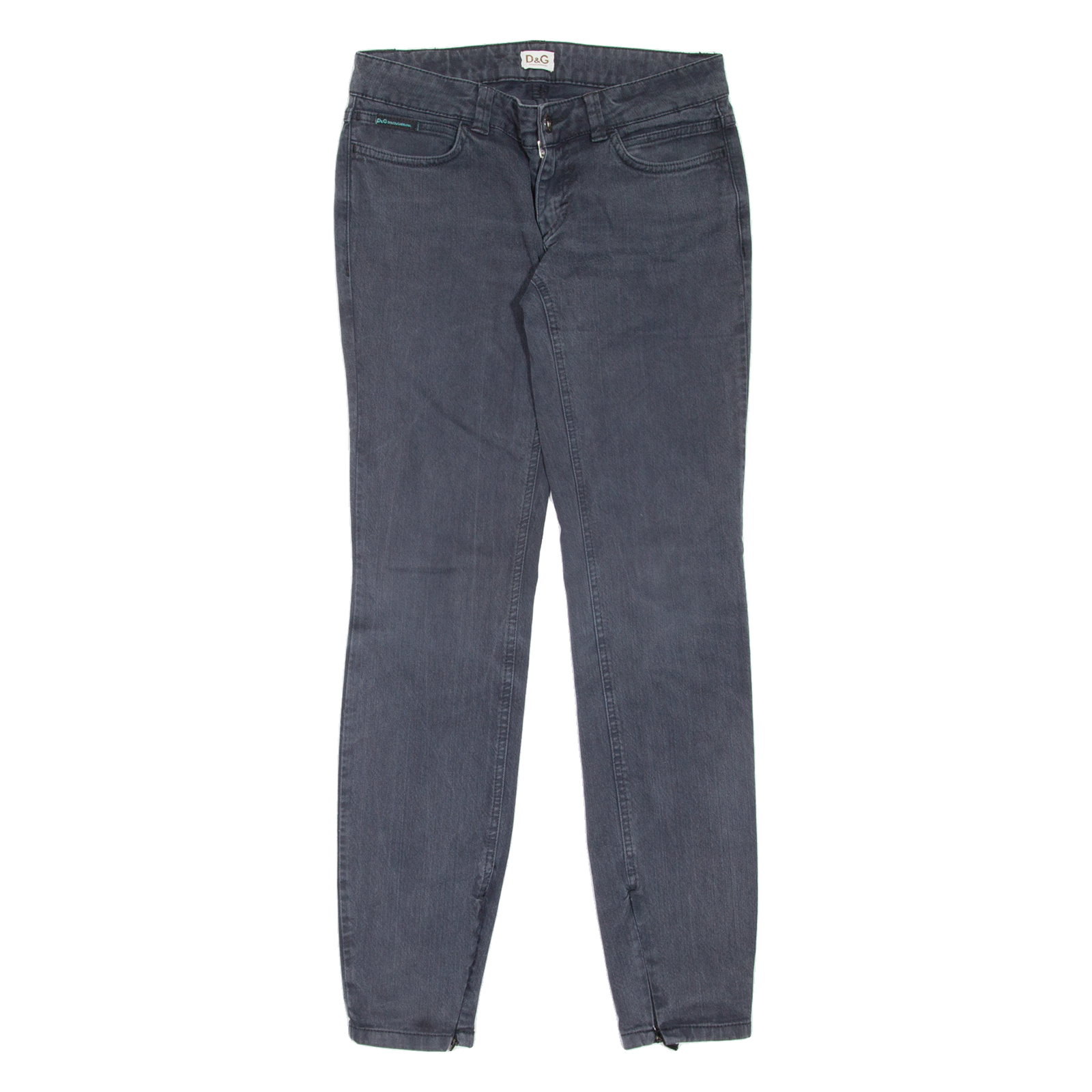 DOLCE & GABBANA Womens Jeans Grey Slim Skinny W27 L30 Refurbished - N/A refurbished available on Cerqular