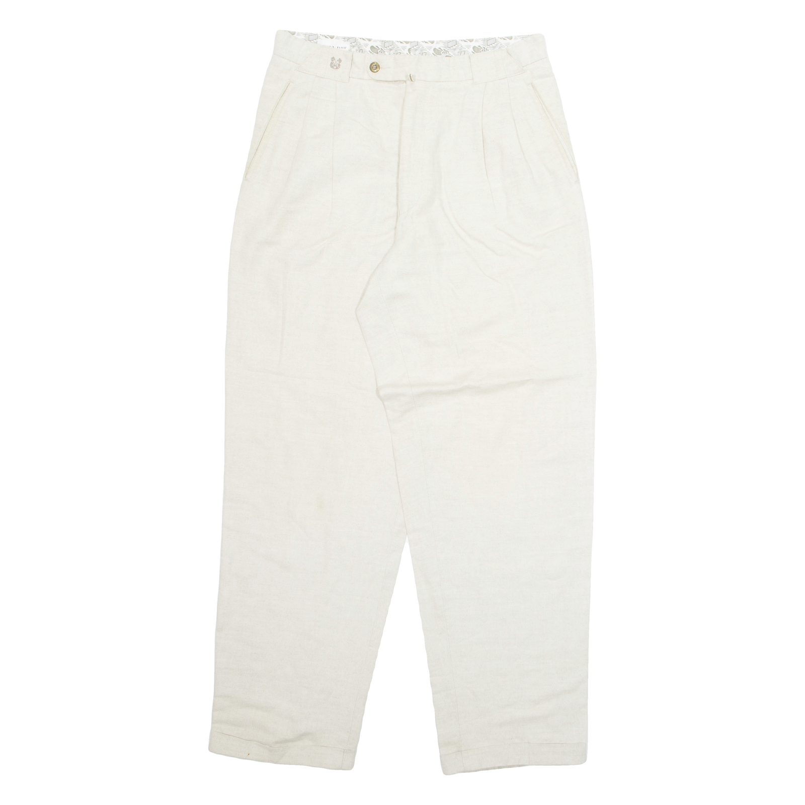 LINEA DUE Workwear Womens Trousers Beige Regular Straight W30 L31 Refurbished - N/A refurbished available on Cerqular