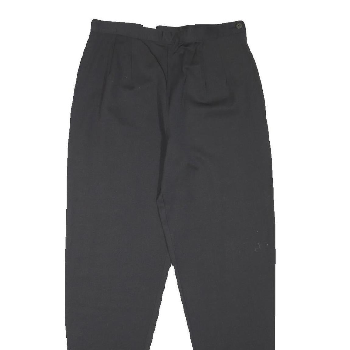 CHARLES VOGELE Womens Relaxed Black Trousers W27 L29 Zip Polyester Blend Refurbished - N/A refurbished available on Cerqular