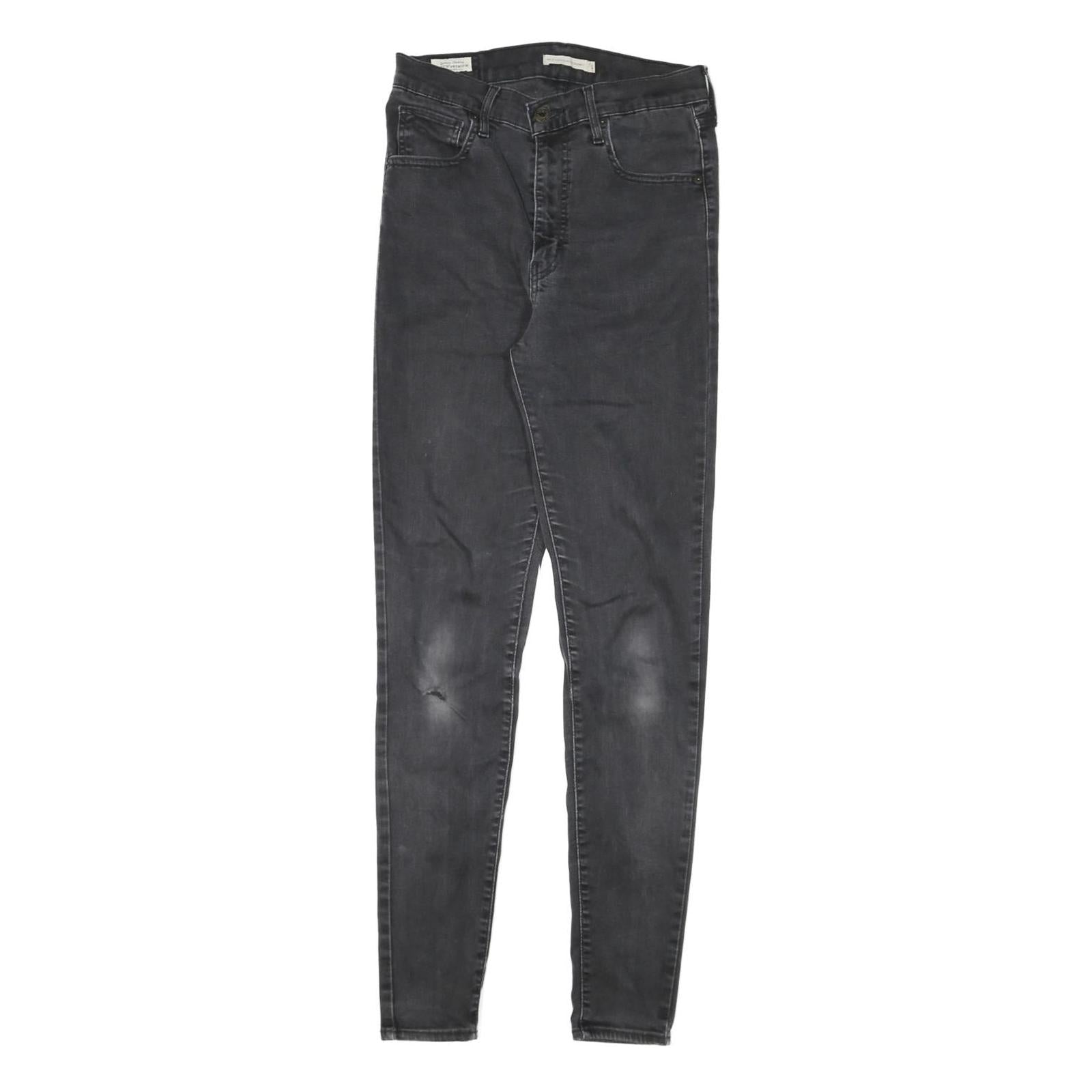 LEVI'S Womens Jeans Black Slim Skinny Denim Medium W26 L30 Stretch Zip Refurbished - N/A refurbished available on Cerqular
