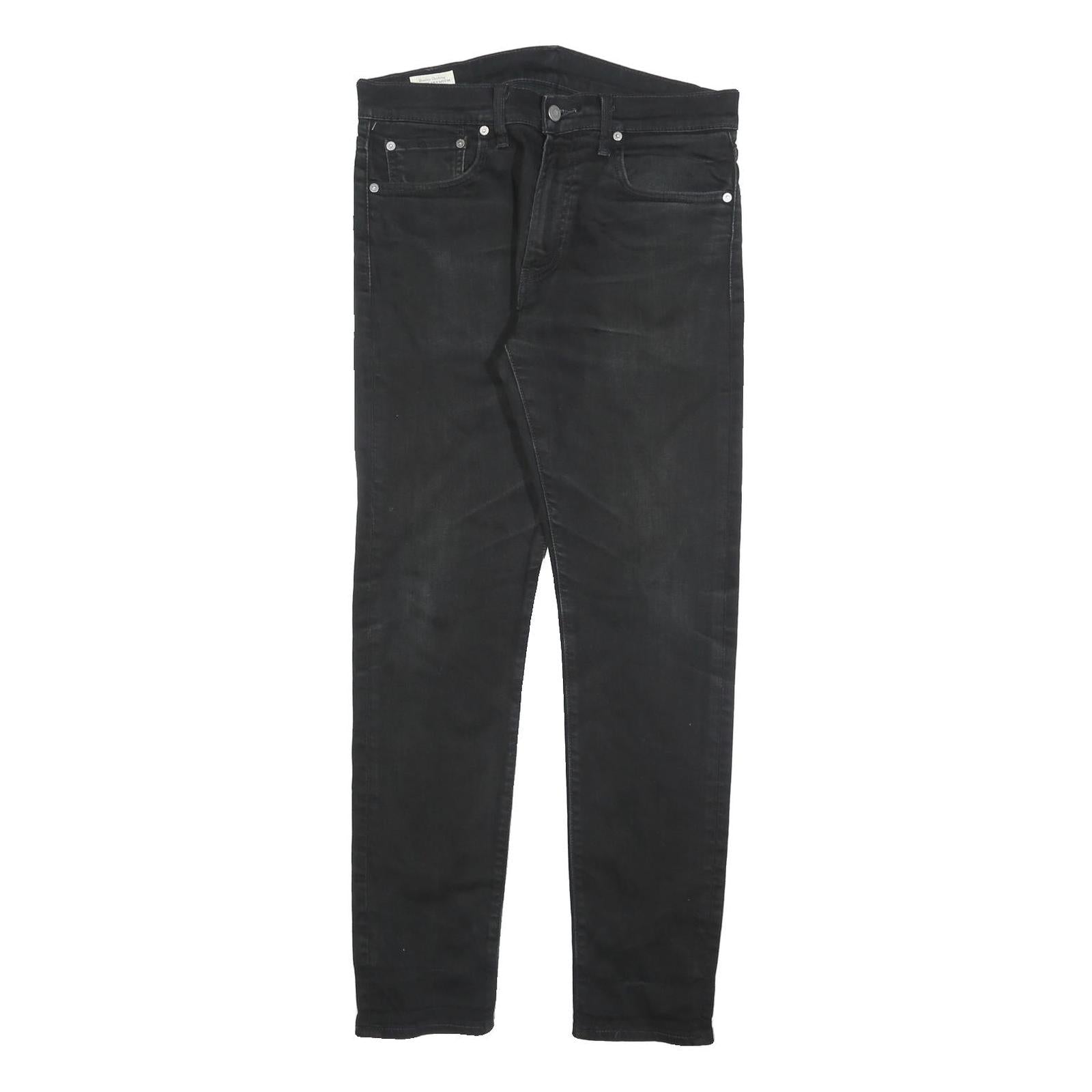 LEVI'S 512 BIG E Mens Jeans Black Slim Skinny Denim Medium W32 L32 Classic Style Refurbished - N/A refurbished available on Cerqular