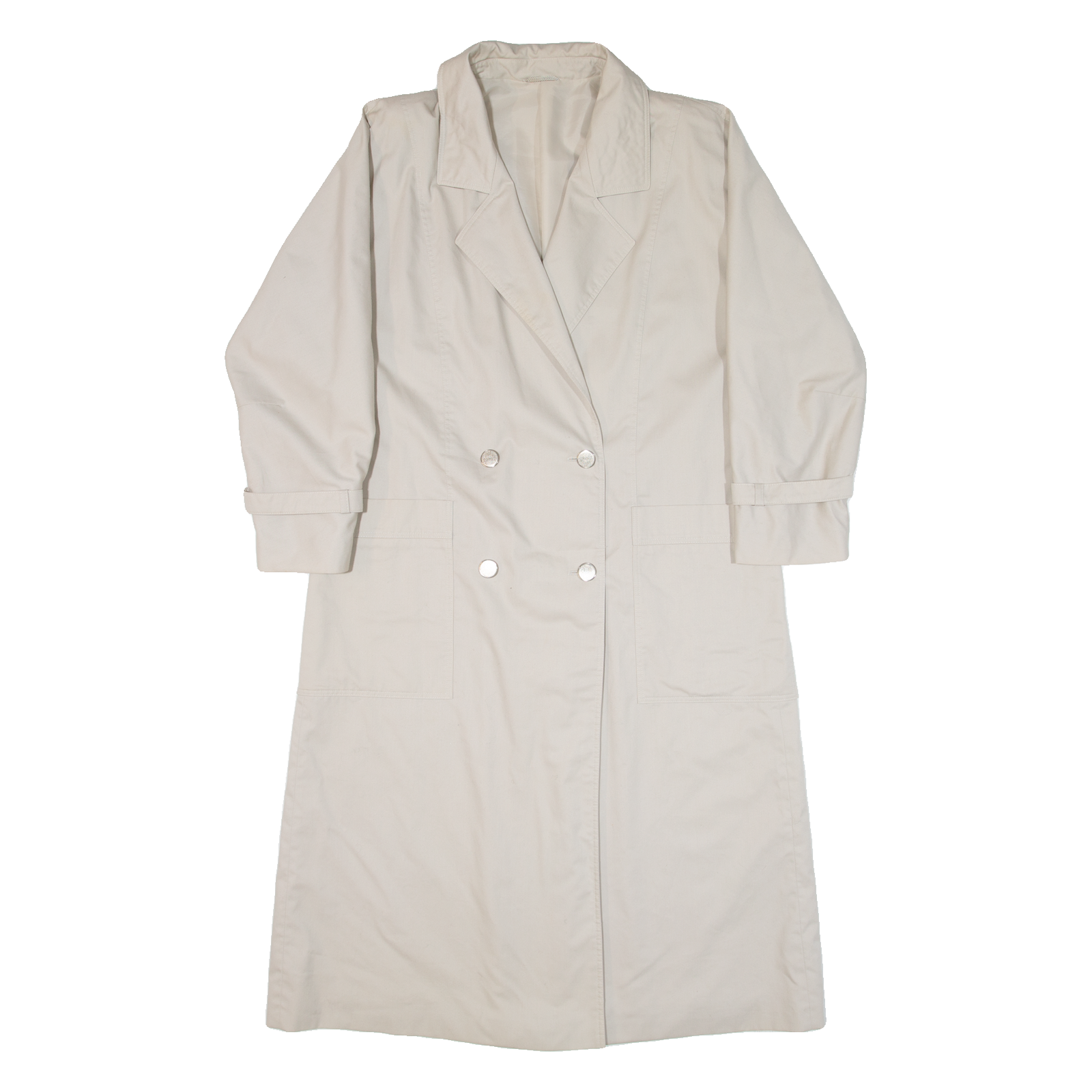 RAVENS Womens Overcoat Coat Beige L Refurbished - N/A refurbished available on Cerqular