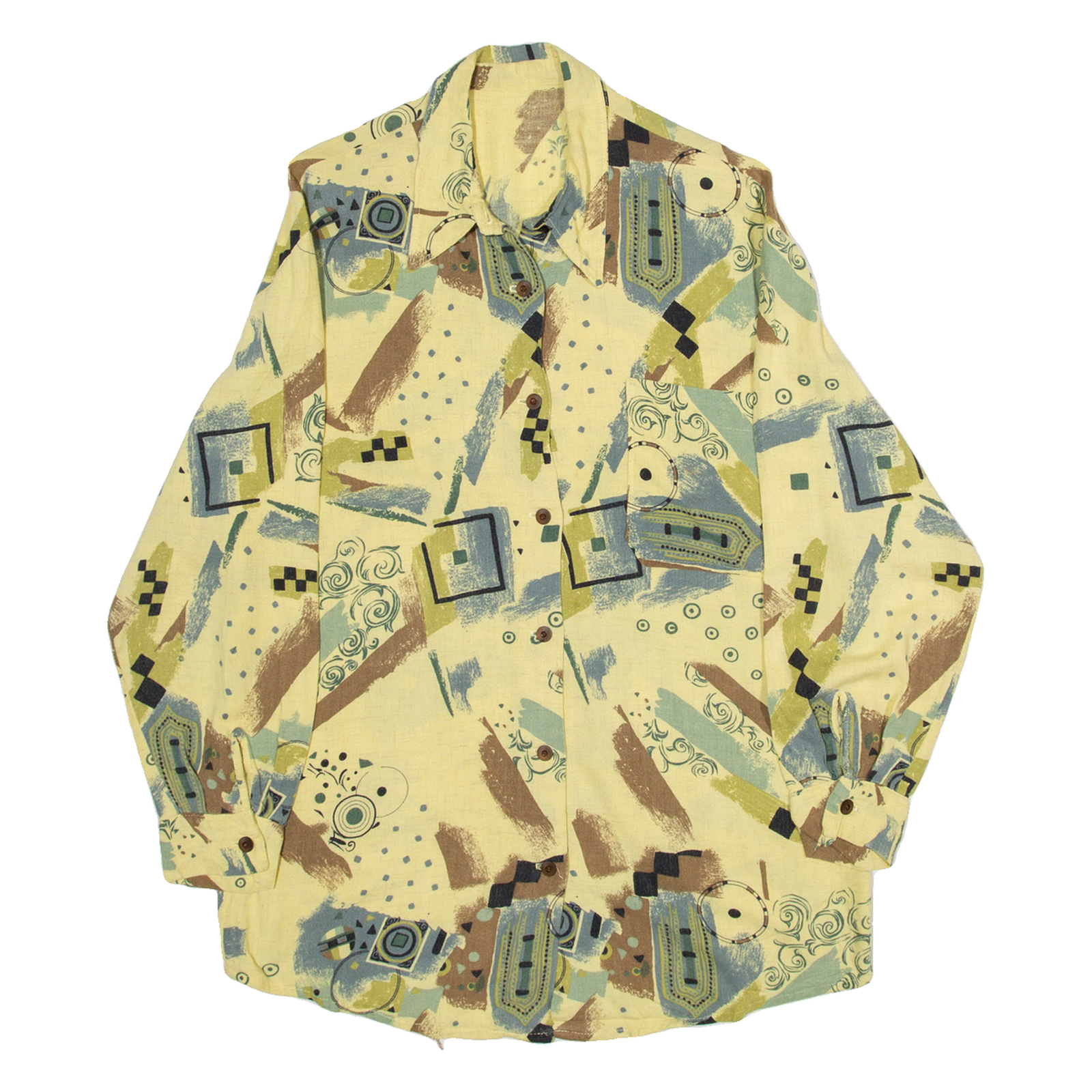 Mens Shirt Green Long Sleeve M Refurbished - N/A refurbished available on Cerqular