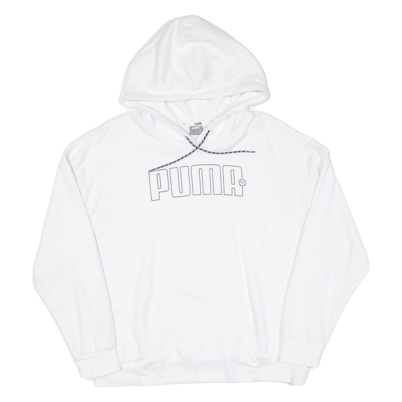 PUMA Mens White Hoodie M Refurbished - N/A refurbished available on Cerqular