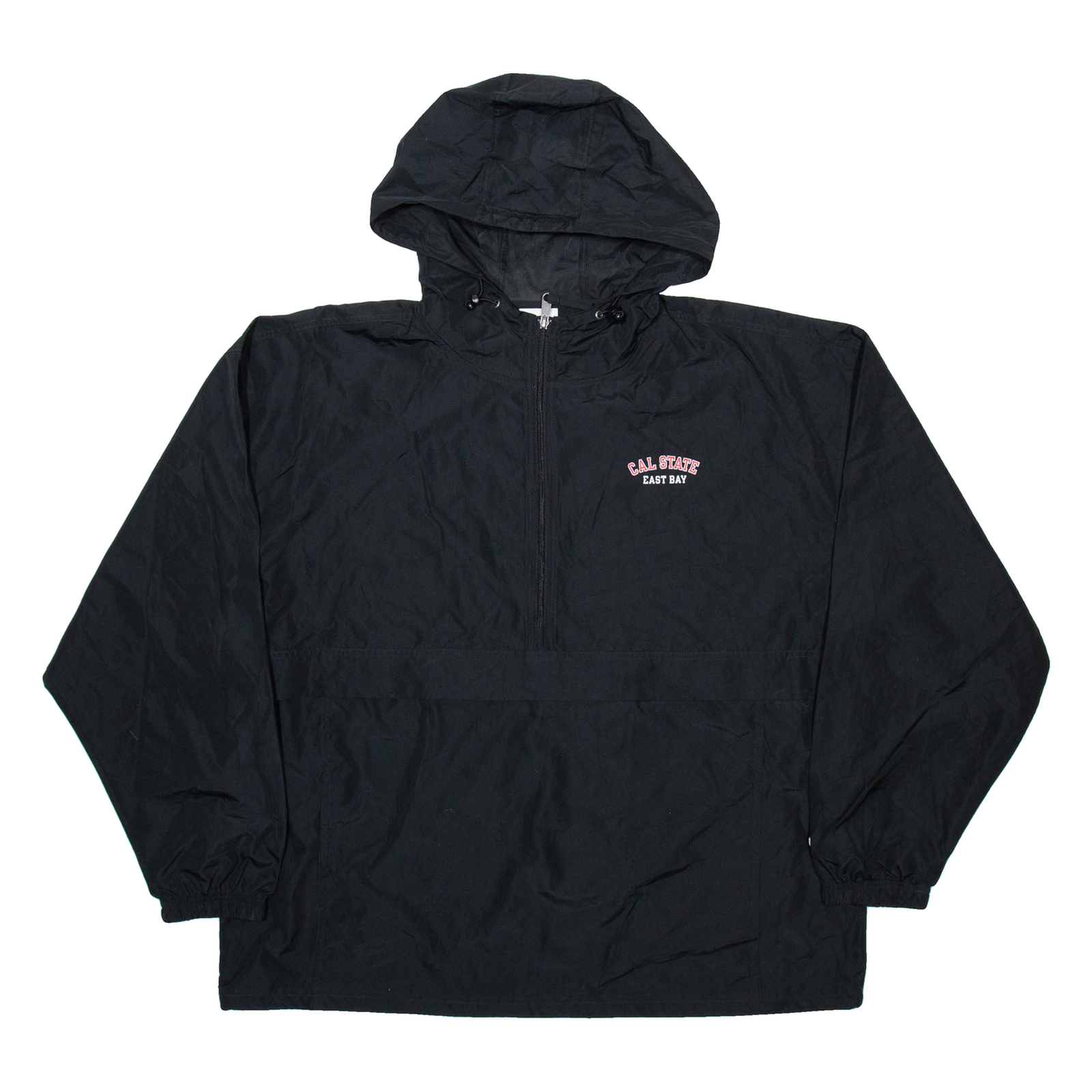 CHAMPION Cal State Mens Anorak Jacket Black USA Hooded 2XL Refurbished - N/A refurbished available on Cerqular
