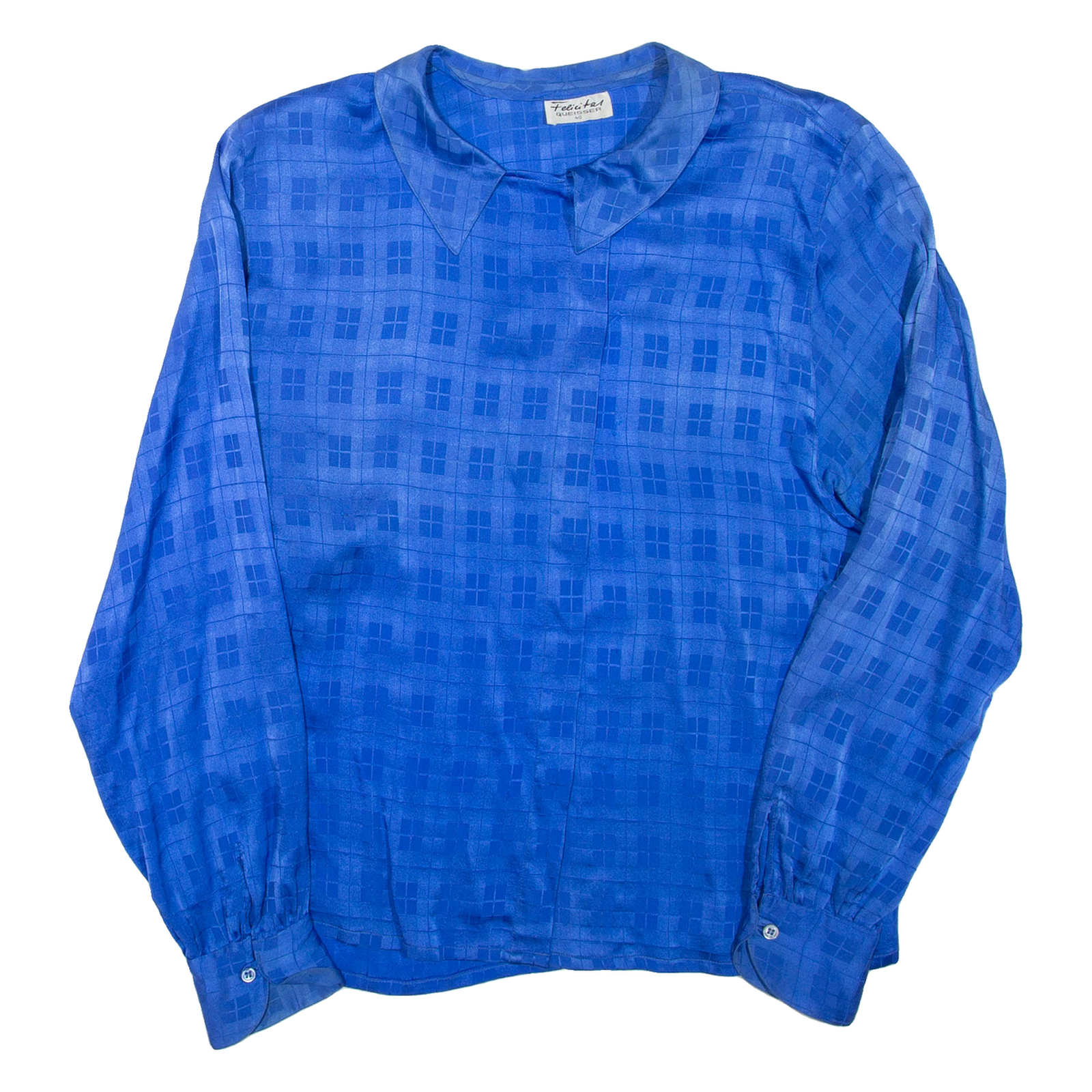 Buy Womens Printed Shirt Blue Collared Long Sleeve L Refurbished - $16.89 Womens Printed Shirt Blue Collared Long Sleeve L Refurbished - N/A refurbished available on Cerqular