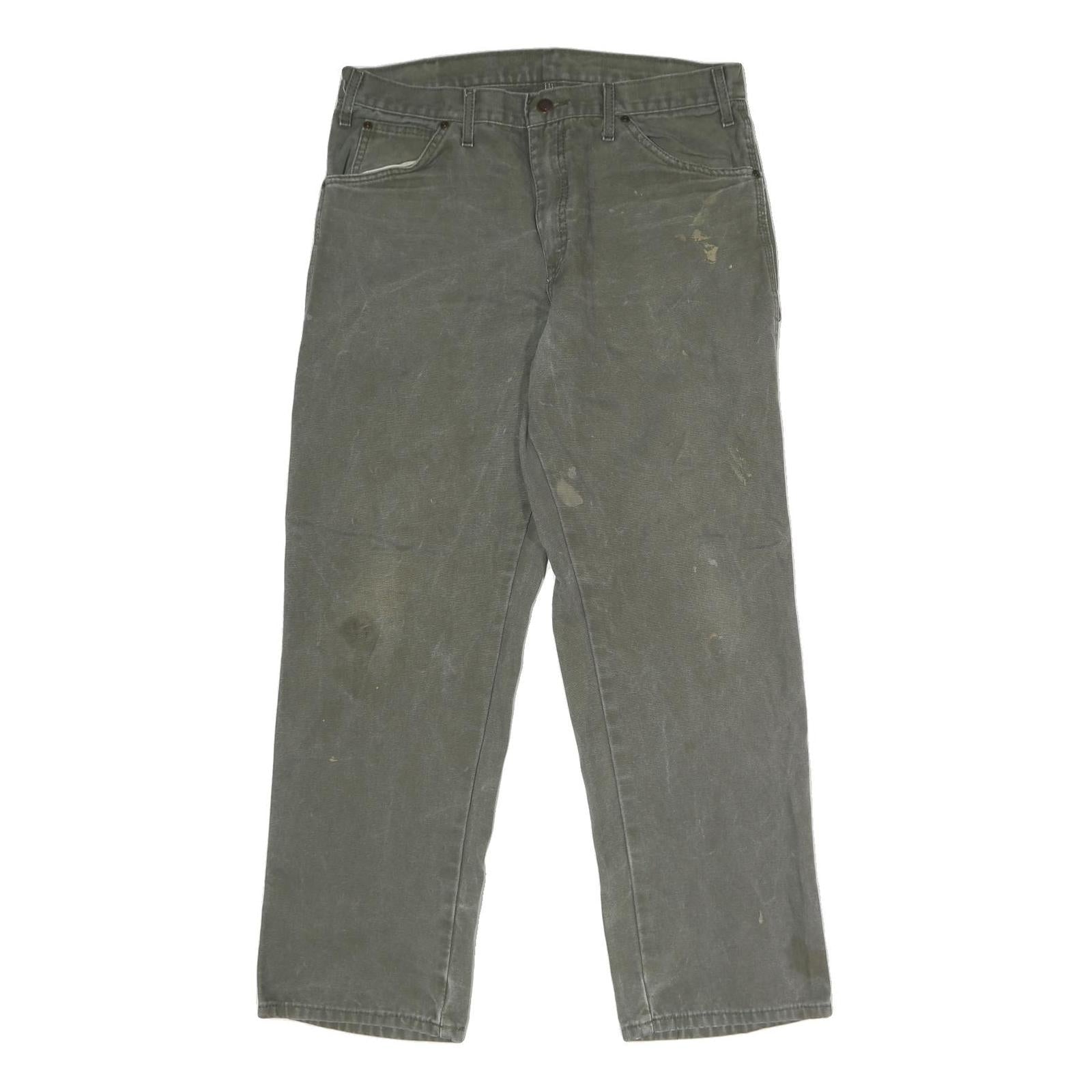 Buy DICKIES Mens Cotton Relaxed Fit Green Trousers W34 L30 Workwear Utility Refurbished - $31.19 DICKIES Mens Cotton Relaxed Fit Green Trousers W34 L30 Workwear Utility Refurbished - N/A refurbished available on Cerqular