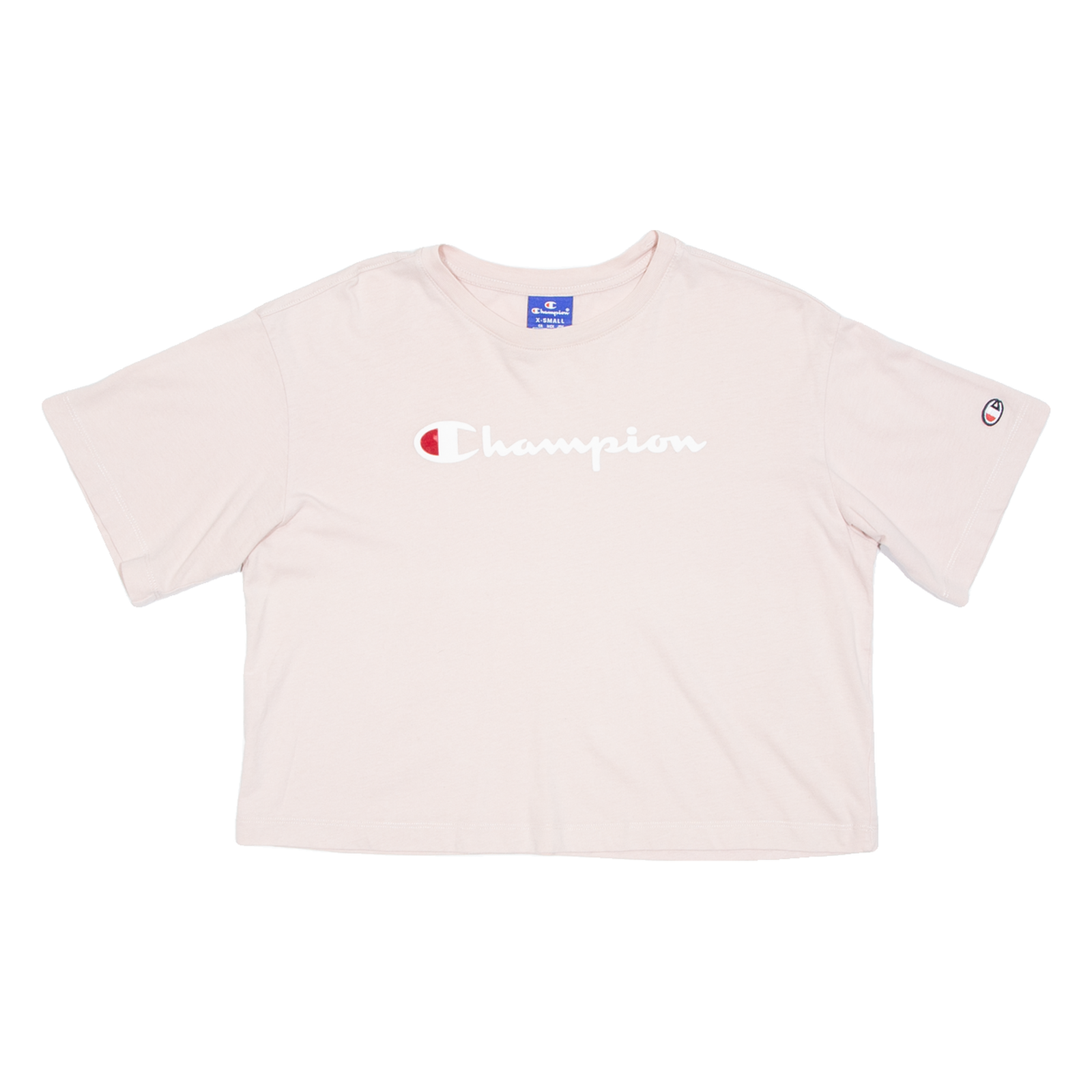 CHAMPION Cropped Womens T-Shirt Pink XS Refurbished - N/A refurbished available on Cerqular