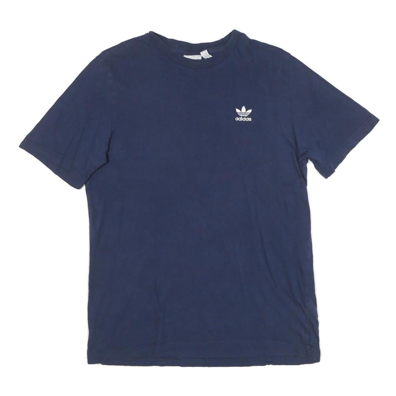 Buy ADIDAS Mens Navy Blue Graphic Crew Neck Short Sleeve T-Shirt S Casual Cotton Refurbished - $16.89 ADIDAS Mens Navy Blue Graphic Crew Neck Short Sleeve T-Shirt S Casual Cotton Refurbished - N/A refurbished available on Cerqular