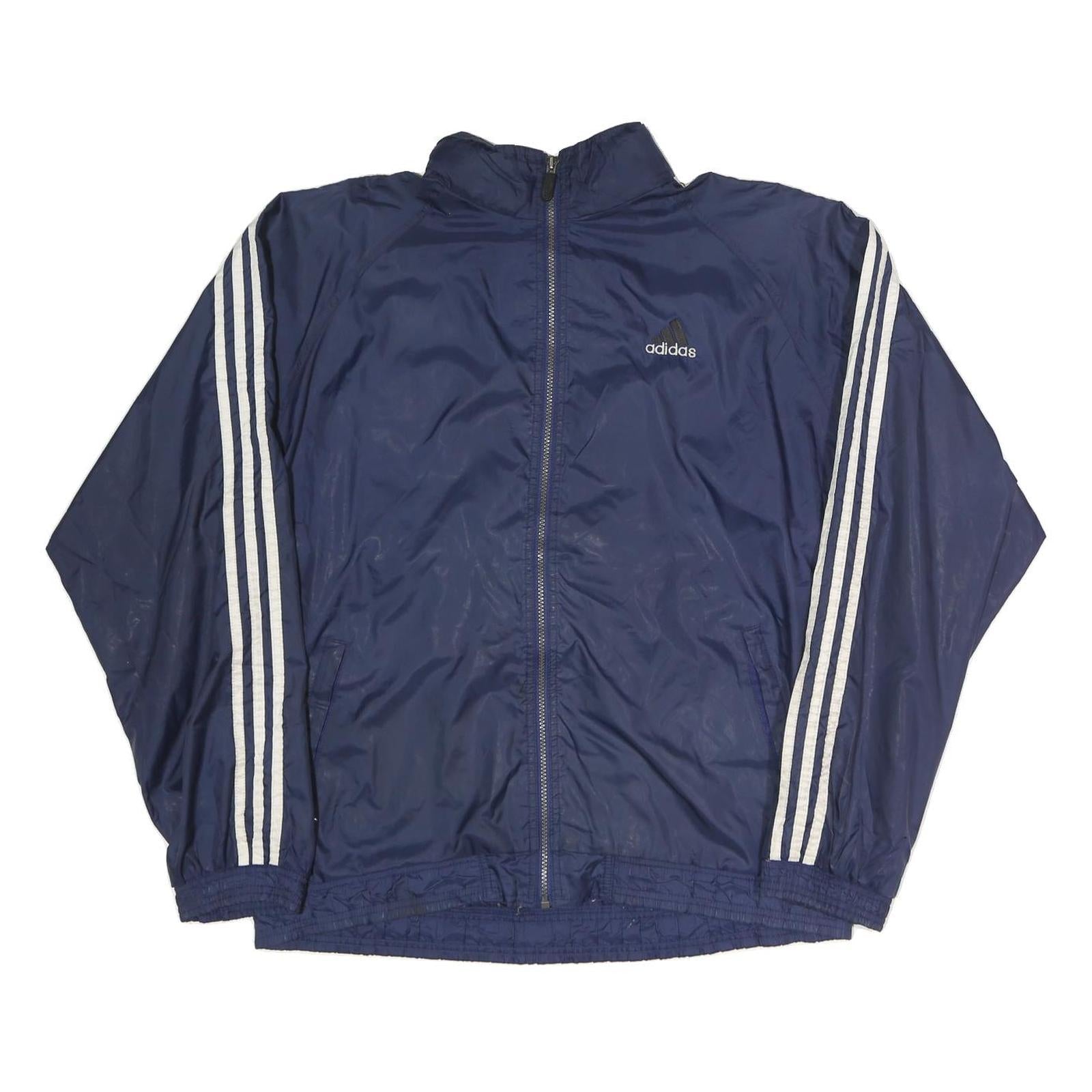 Buy ADIDAS Mens Blue & White Track Jacket M Polyester Blend Plain Zip Sportswear Refurbished - $41.59 ADIDAS Mens Blue & White Track Jacket M Polyester Blend Plain Zip Sportswear Refurbished - N/A refurbished available on Cerqular