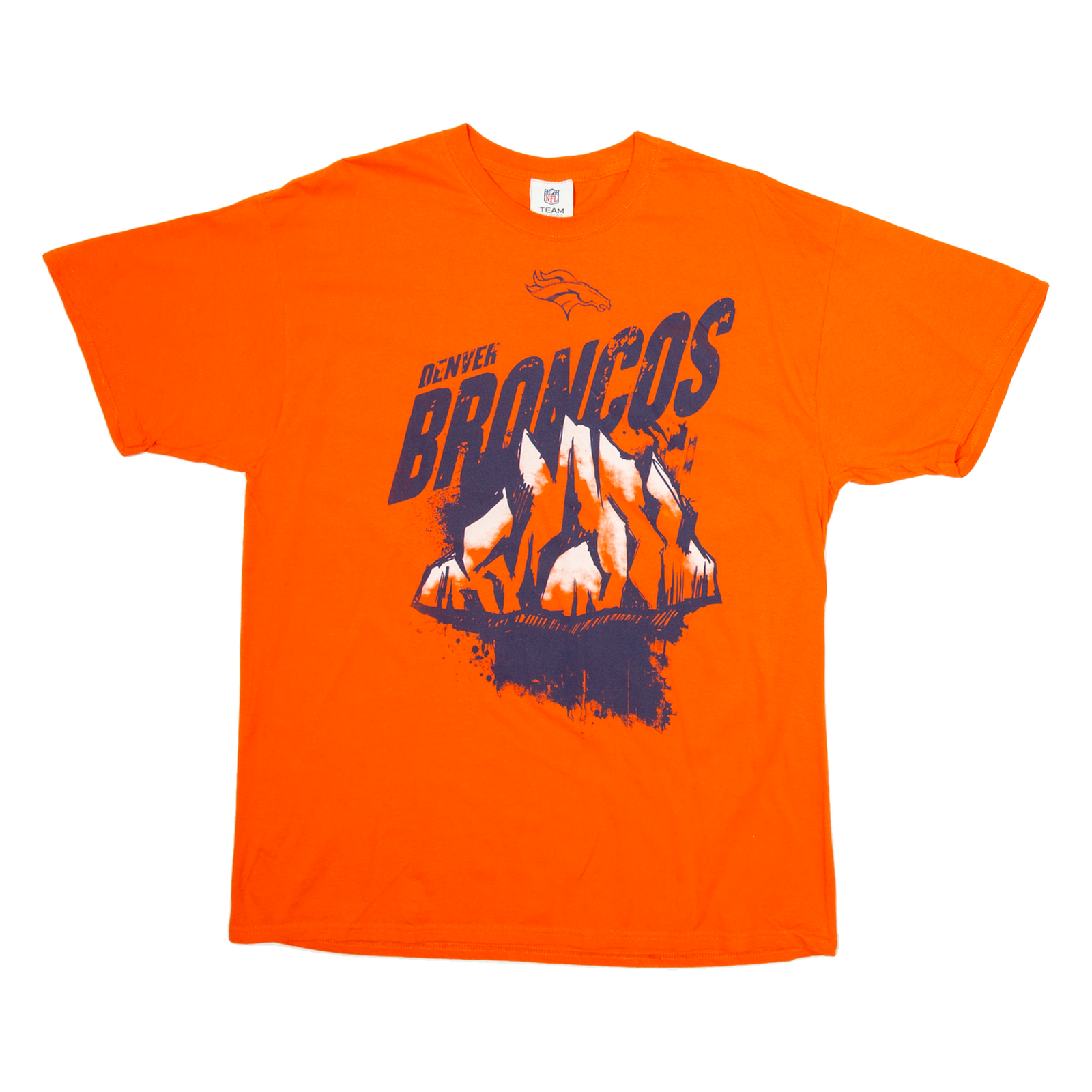 NFL Denver Broncos Mens T-Shirt Orange USA L Refurbished - N/A refurbished available on Cerqular