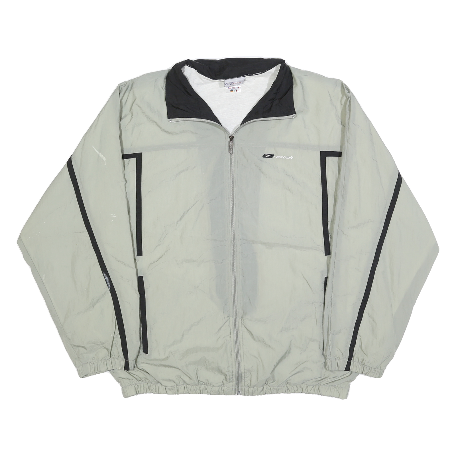 Buy REEBOK Mens Grey & Black Zip Up Lightweight Polyester Jacket L Sports Casual Refurbished - $35.09 REEBOK Mens Grey & Black Zip Up Lightweight Polyester Jacket L Sports Casual Refurbished - N/A refurbished available on Cerqular