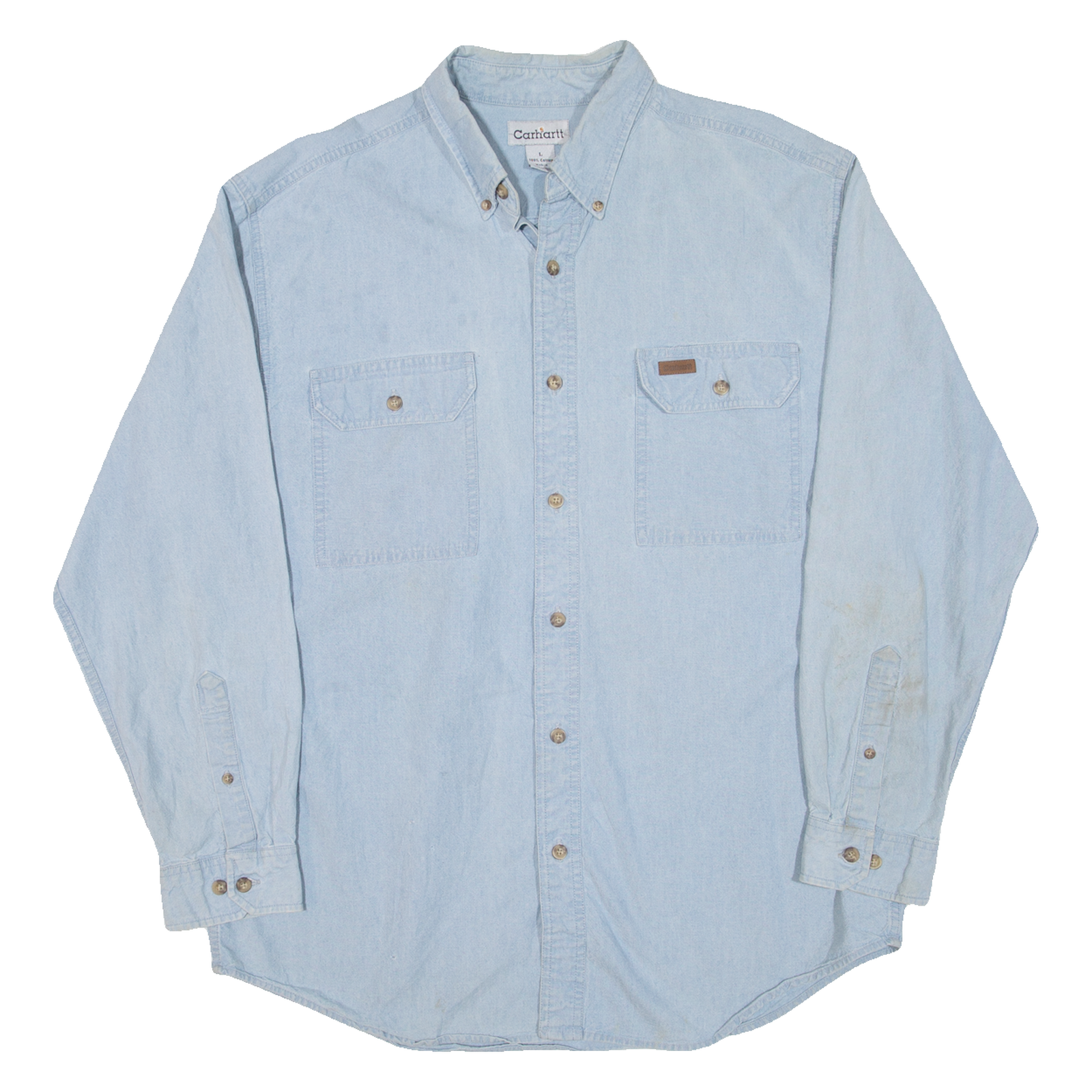 Buy CARHARTT Mens Denim Shirt Blue Long Sleeve L Refurbished - $51.99 CARHARTT Mens Denim Shirt Blue Long Sleeve L Refurbished - N/A refurbished available on Cerqular
