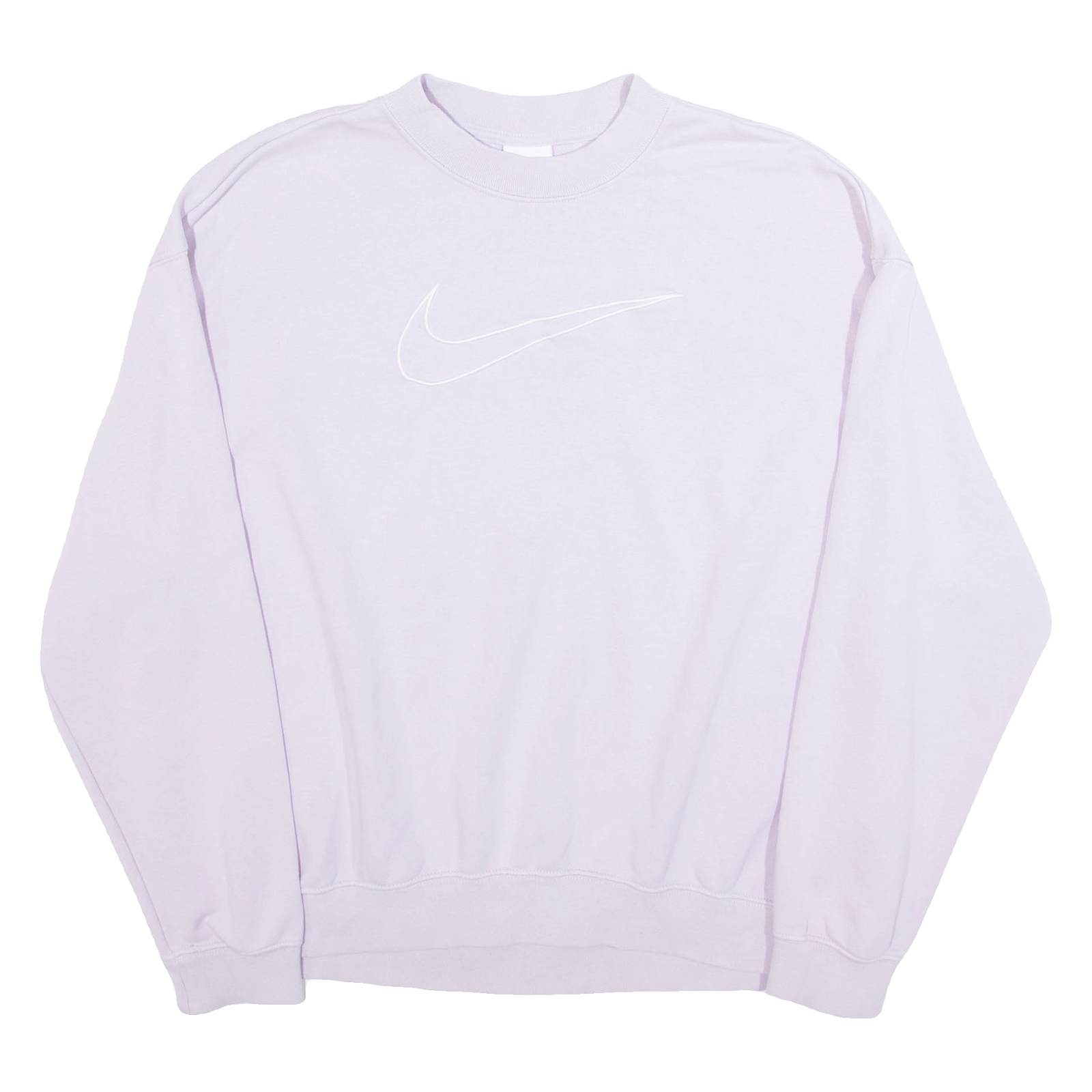 NIKE Womens Sweatshirt Purple Crew Neck M Refurbished - N/A refurbished available on Cerqular