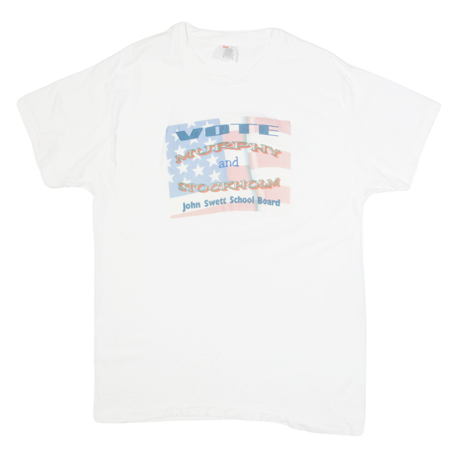 HANES John Sweet School Board Mens T-Shirt White USA L Refurbished - N/A refurbished available on Cerqular