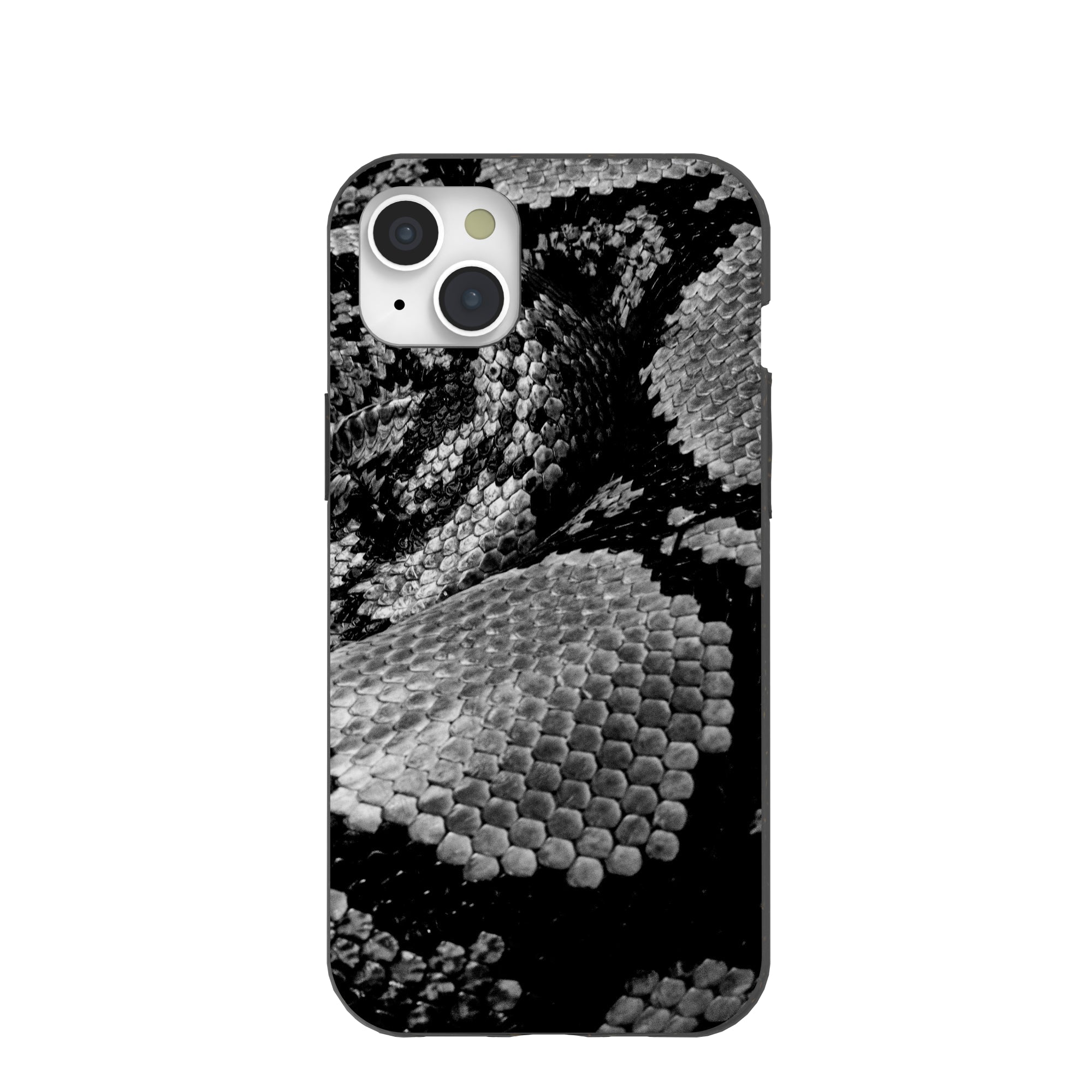 Black Snake Scale iPhone 15 Plus Case Refurbished - Pela Case refurbished available on Cerqular
