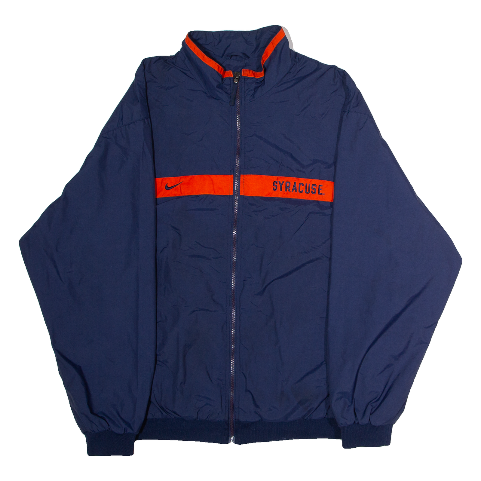 NIKE Syracuse University Mens Windbreaker Jacket Blue 90s USA L Refurbished - N/A refurbished available on Cerqular
