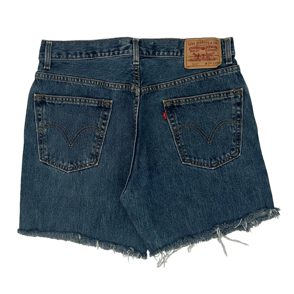 Buy 505 Levis Denim Shorts - 33W 9L Blue Cotton Refurbished - $42.20 505 Levis Denim Shorts - 33W 9L Blue Cotton Refurbished - Thrifted (note: this is a term often used to describe second- refurbished available on Cerqular