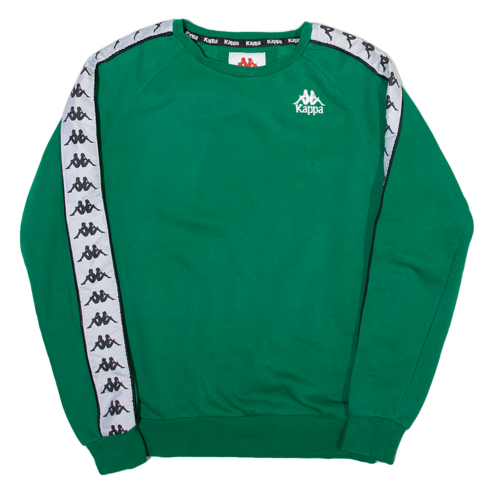 KAPPA Mens Sweatshirt Green Crew Neck XS Refurbished - N/A refurbished available on Cerqular