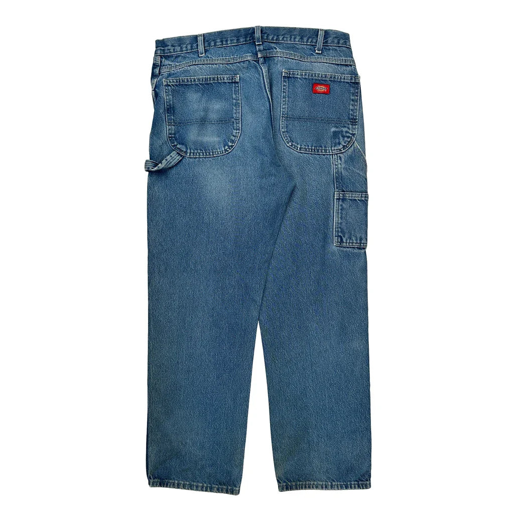 Buy Dickies Double Knee Carpenter Jeans - 34W 31L Blue Cotton Refurbished - $33.49 Dickies Double Knee Carpenter Jeans - 34W 31L Blue Cotton Refurbished - Thrifted (note: this is a term often used to describe second- refurbished available on Cerqular