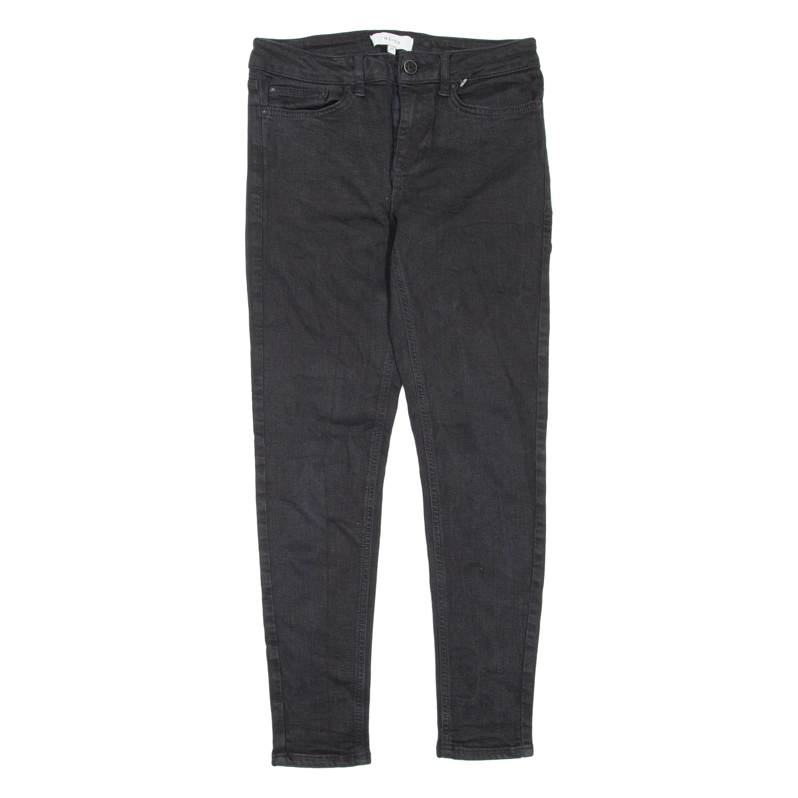 REISS Womens Jeans Black Regular Skinny W27 L27 Refurbished - N/A refurbished available on Cerqular