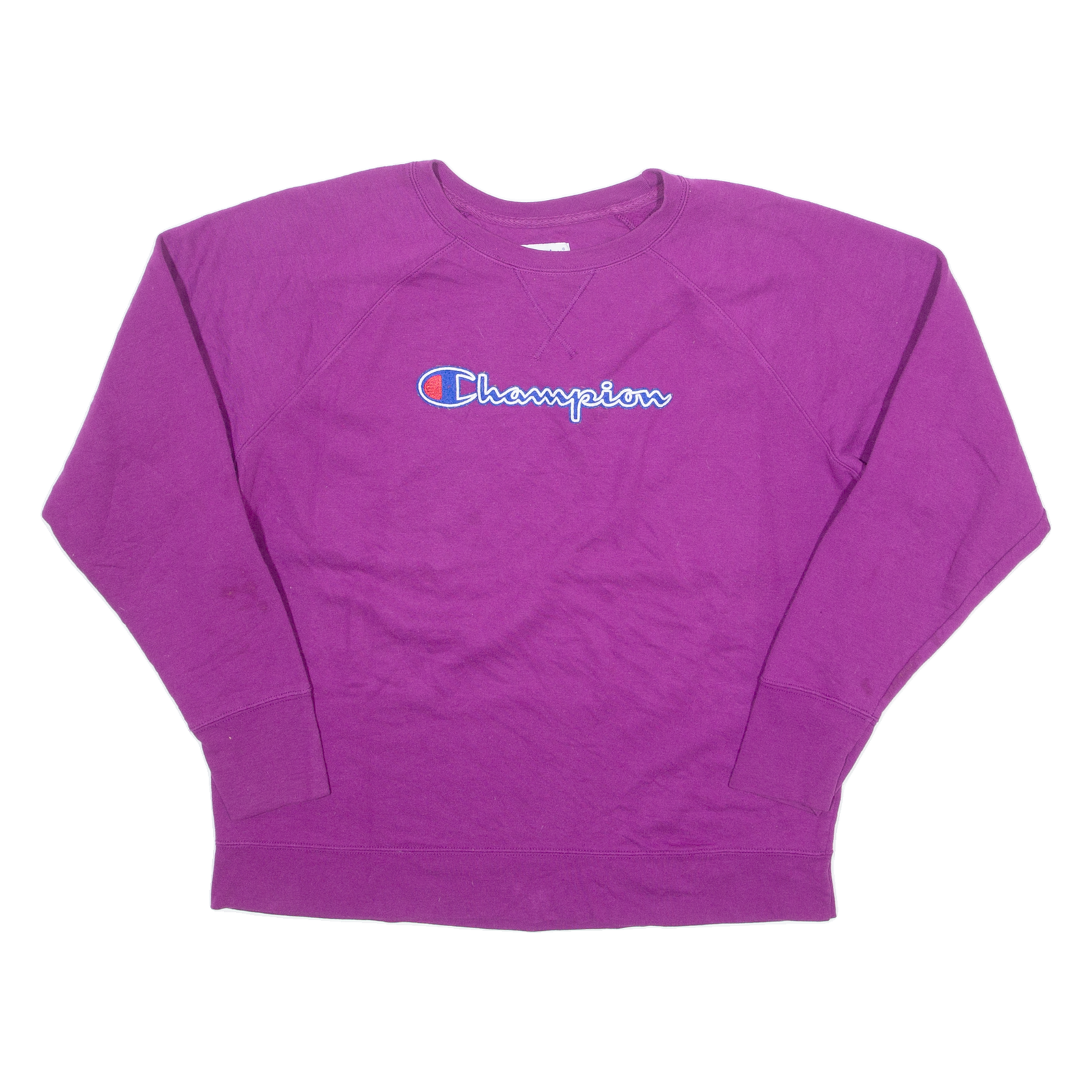 CHAMPION Womens Sweatshirt Purple XL Refurbished - N/A refurbished available on Cerqular