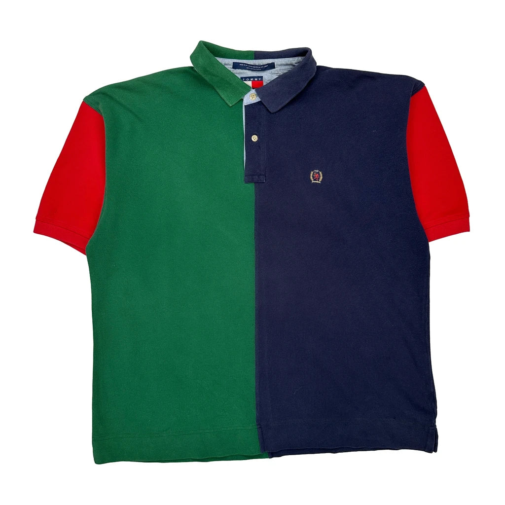 Buy Tommy Hilfiger Polo Shirt - XL Green Cotton Refurbished - $49.57 Tommy Hilfiger Polo Shirt - XL Green Cotton Refurbished - Thrifted (note: this is a term often used to describe second- refurbished available on Cerqular