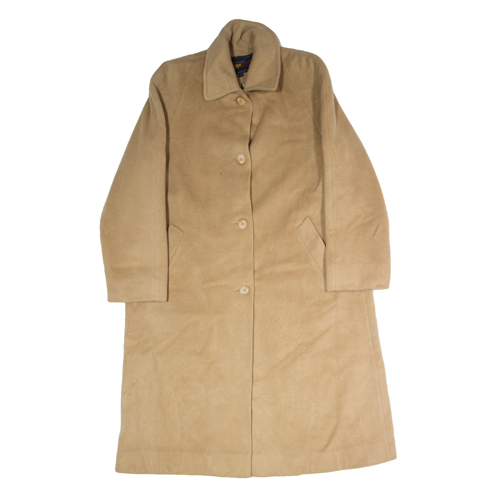 PENDLETON Womens Trench Coat Beige Wool 90s UK 16 Refurbished - N/A refurbished available on Cerqular