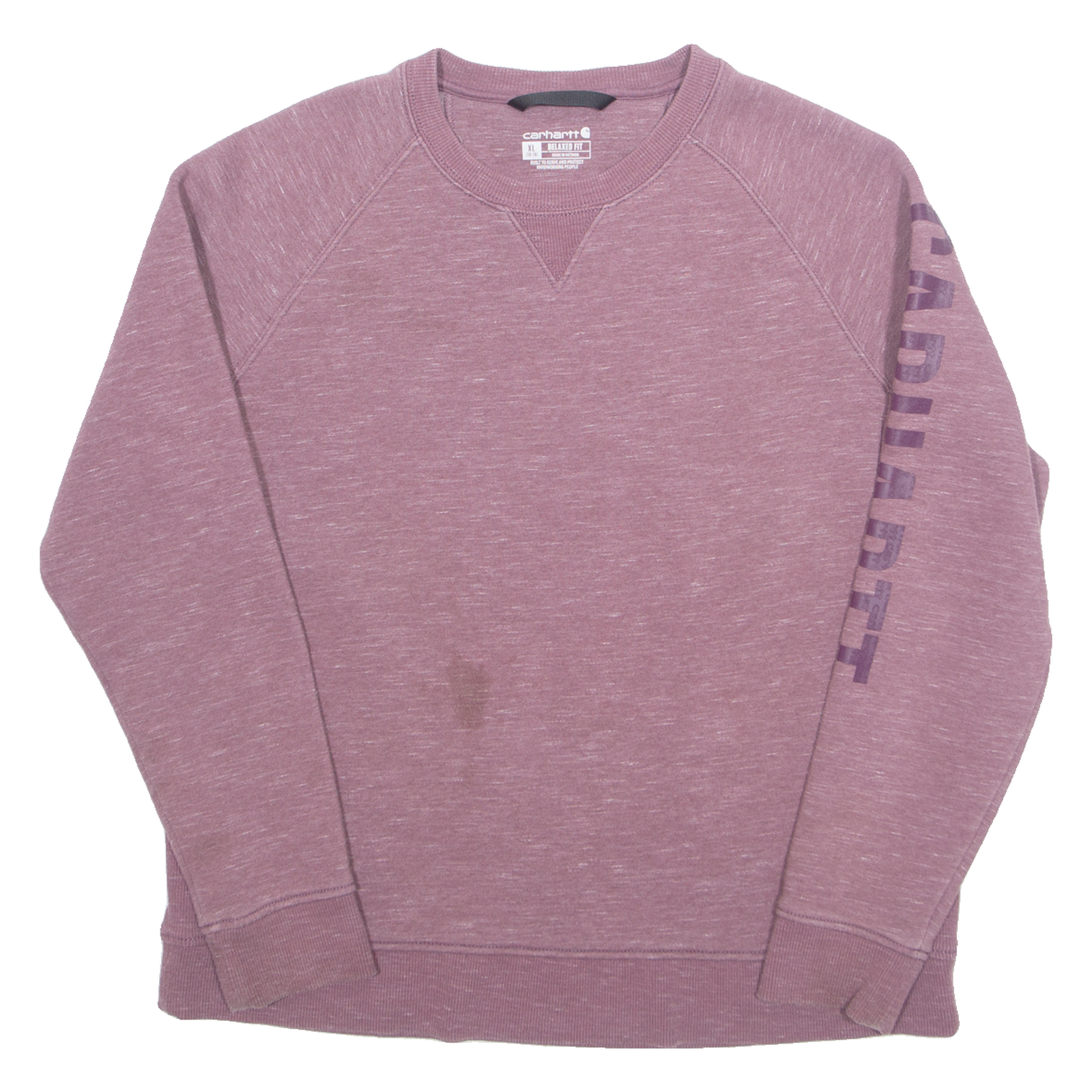 CARHARTT Womens Sweatshirt Maroon XL Refurbished - N/A refurbished available on Cerqular