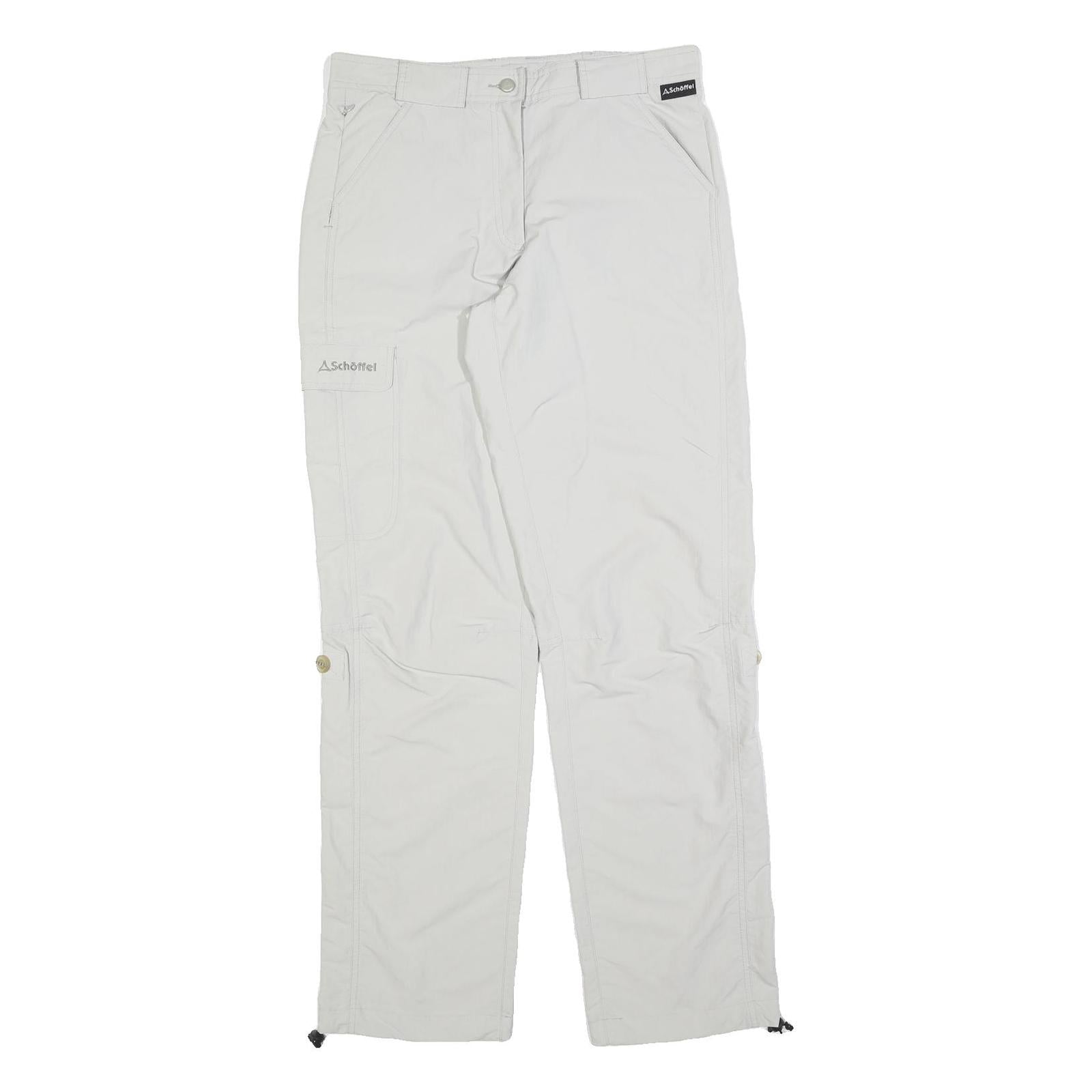 SCHOFFEL Womens Regular White Polyester Blend Zip Trousers W32 L34 Outdoor Refurbished - N/A refurbished available on Cerqular