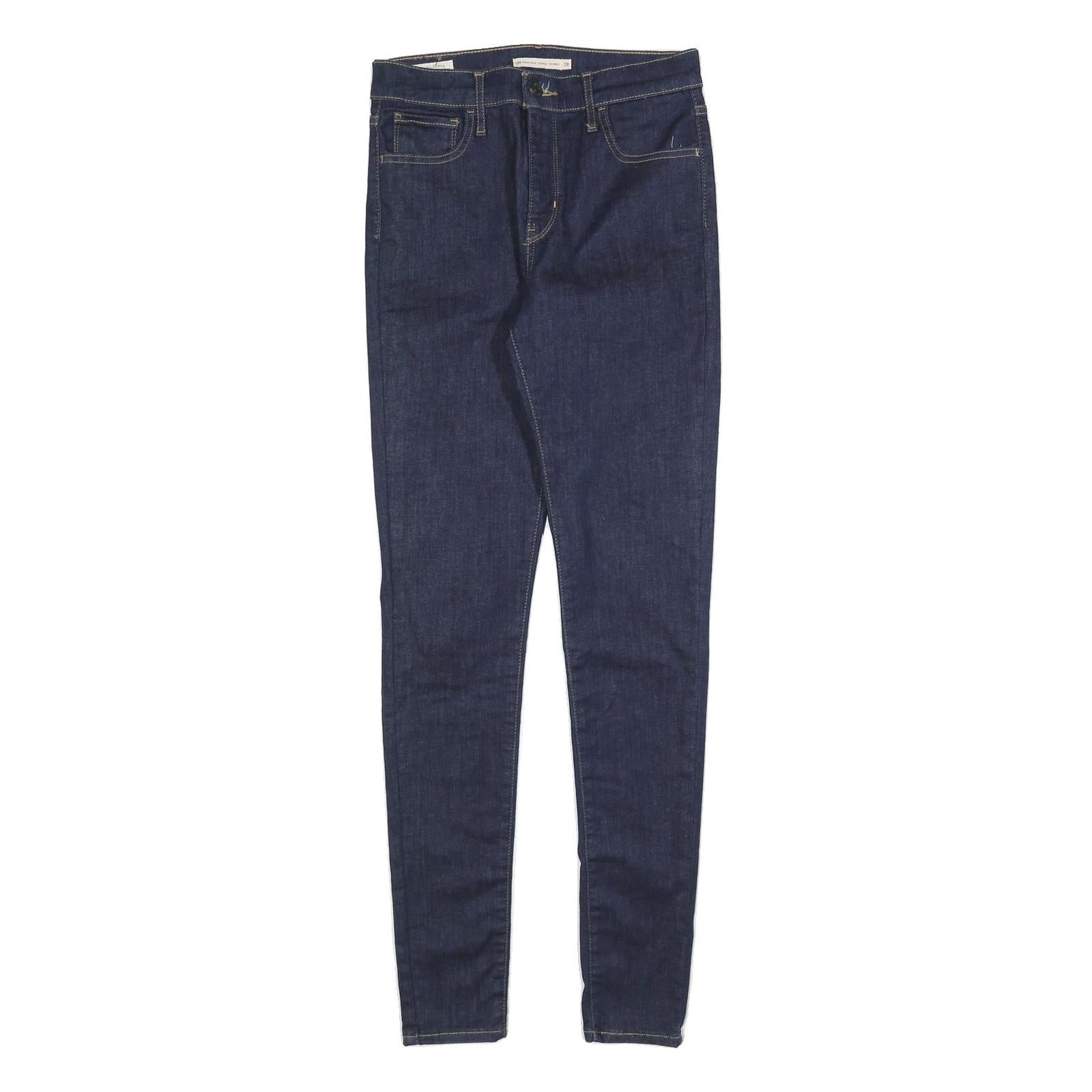 LEVI'S Womens 720 Slim Skinny Denim Dark Cotton Blend Jeans W28 L32 Classic Fit Refurbished - N/A refurbished available on Cerqular