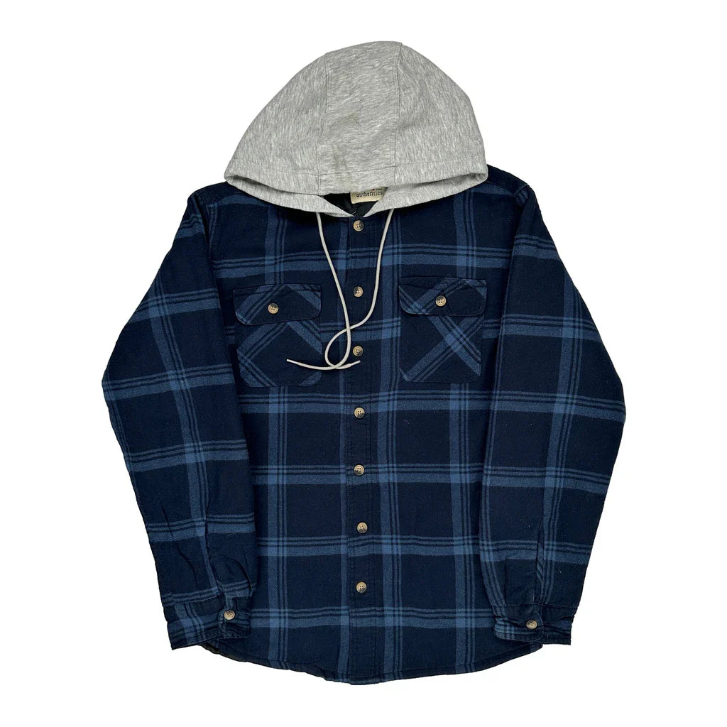 Buy Wrangler Checked Flannel Shirt - Small Blue Cotton Refurbished - $40.19 Wrangler Checked Flannel Shirt - Small Blue Cotton Refurbished - Thrifted (note: this is a term often used to describe second- refurbished available on Cerqular