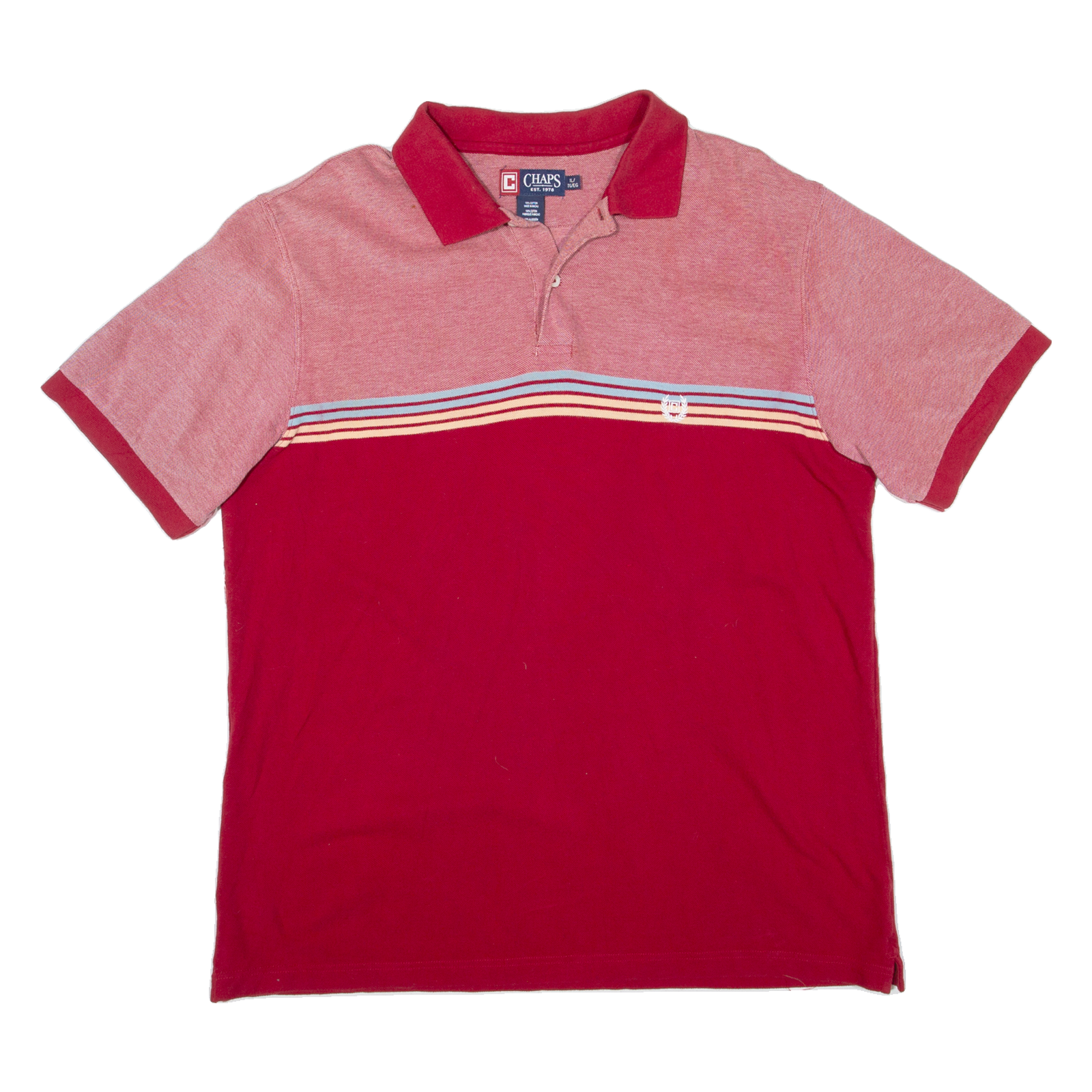 CHAPS Mens Polo Shirt Red XL Refurbished - N/A refurbished available on Cerqular