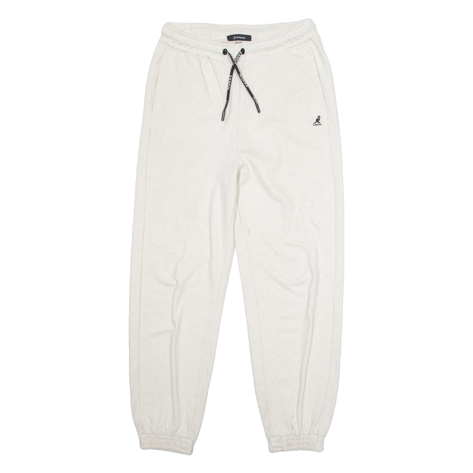 KANGOL Mens Joggers Cream Tapered L W28 L28 Refurbished - N/A refurbished available on Cerqular