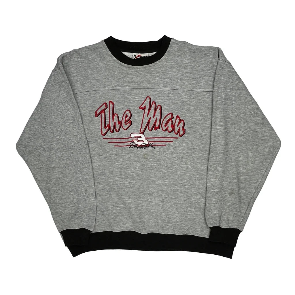 Chase Authentics Nascar Sweatshirt - Large Black Cotton Refurbished - Thrifted (note: this is a term often used to describe second- refurbished available on Cerqular