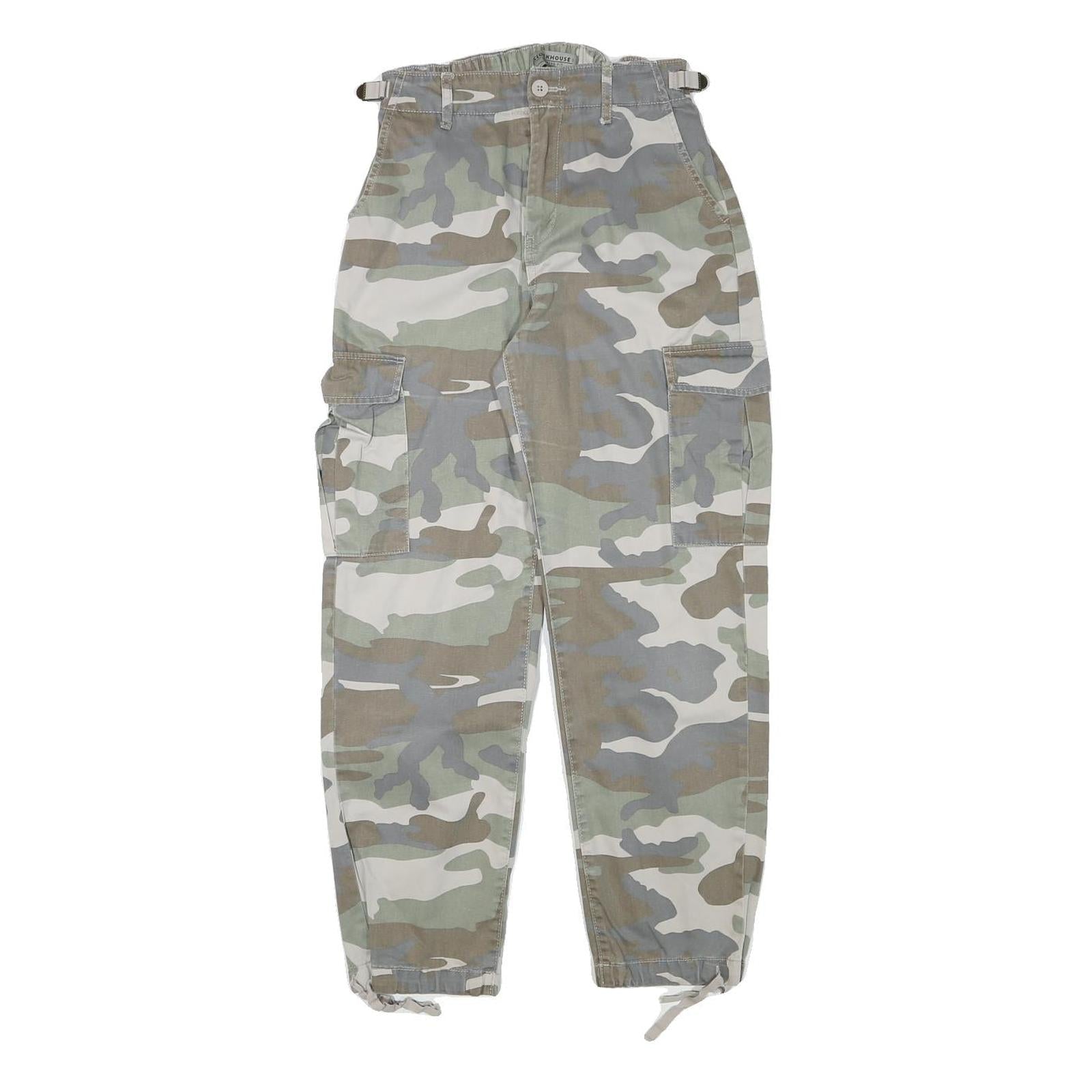 Buy CLOCKHOUSE Mens Cotton Blend Camouflage Relaxed Cargo Trousers W24 L26 Refurbished - $23.39 CLOCKHOUSE Mens Cotton Blend Camouflage Relaxed Cargo Trousers W24 L26 Refurbished - N/A refurbished available on Cerqular