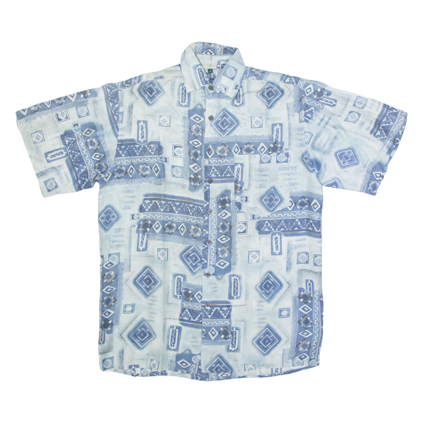 KINGFIELD Mens Shirt Blue Crazy Pattern S Refurbished - N/A refurbished available on Cerqular