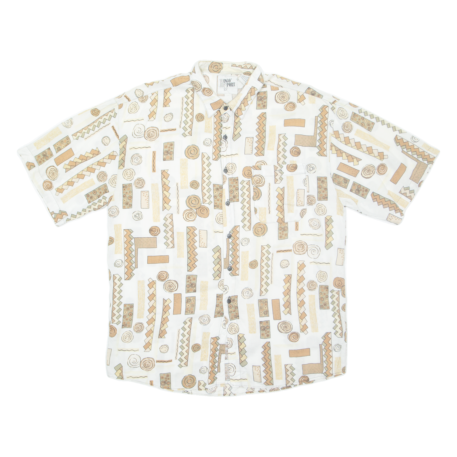 Buy RINGO SPORT Mens Hawaiian Shirt White Crazy Pattern XL Refurbished - $18.19 RINGO SPORT Mens Hawaiian Shirt White Crazy Pattern XL Refurbished - N/A refurbished available on Cerqular