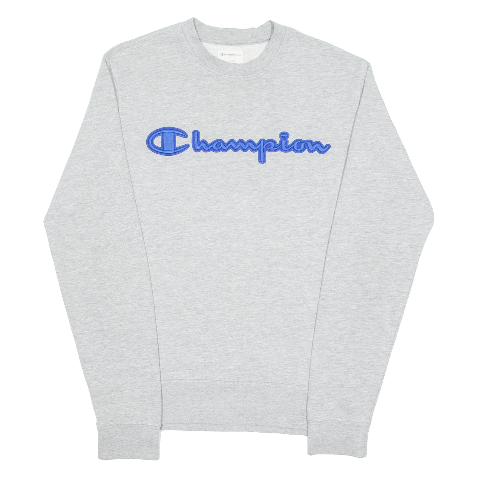 CHAMPION Mens Sweatshirt Grey Crew Neck S Refurbished - N/A refurbished available on Cerqular