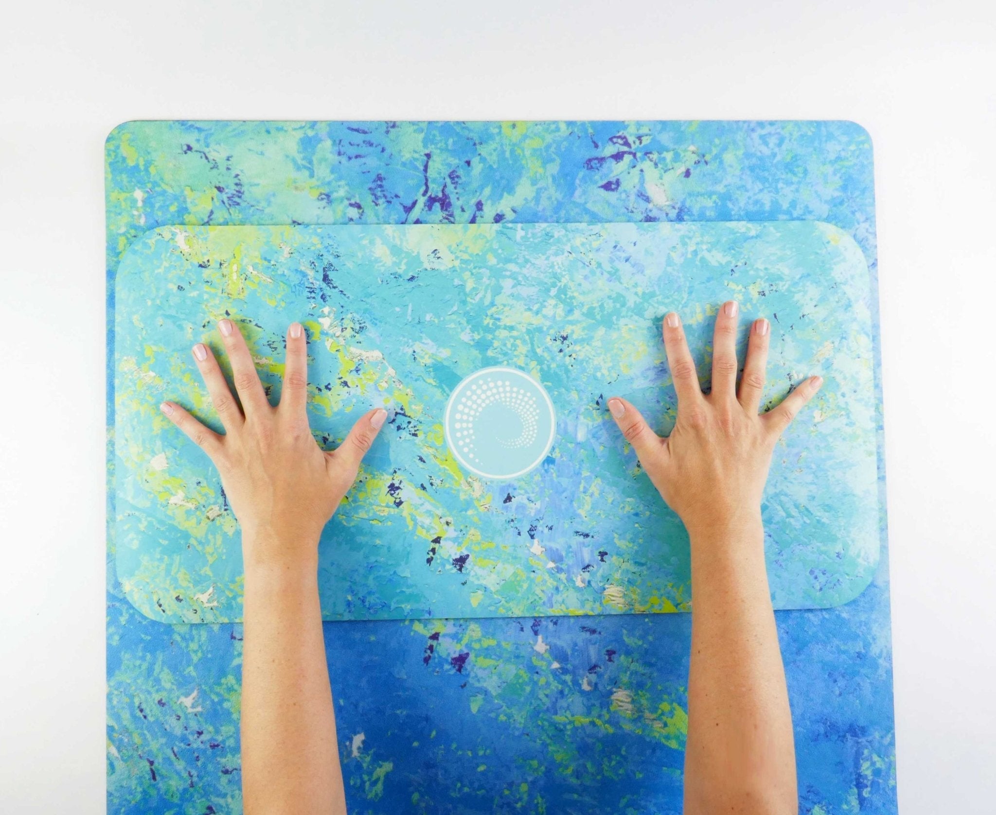 Kati Kaia Touring Yoga Mat & Pad Bundle | TRAVEL MAT: Nephele (Lime) | Yoga Pad: Thalassa Refurbished - N/A refurbished available on Cerqular
